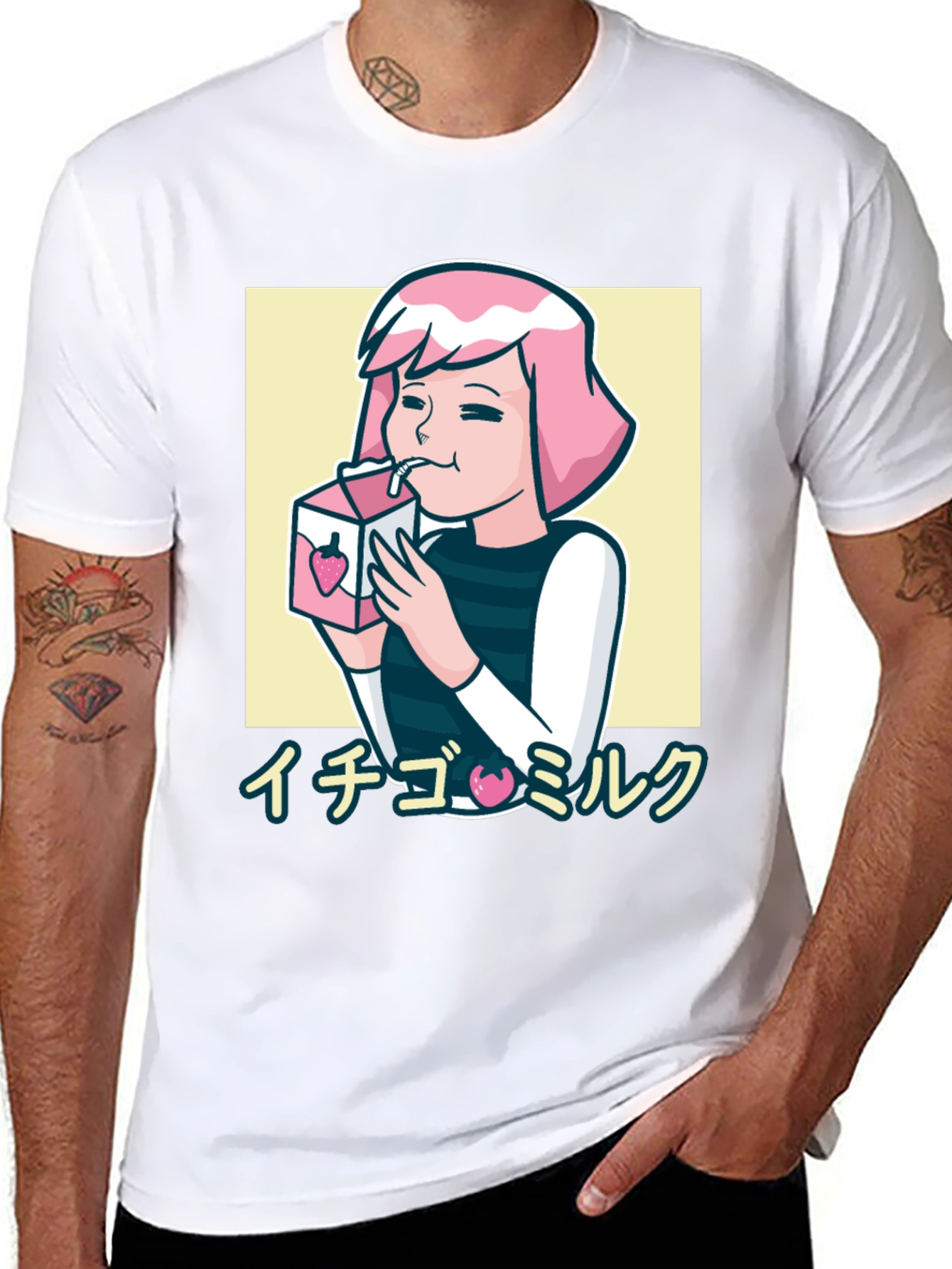 Strawberry Milk Anime T-Shirt