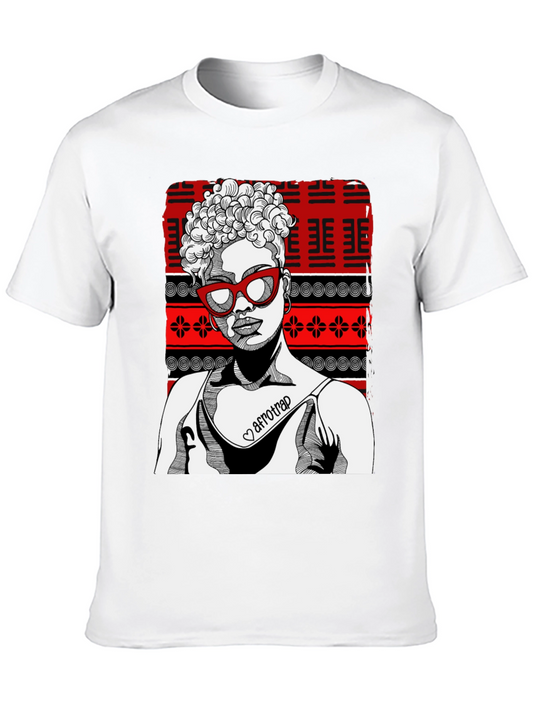 AfroTrap Graphic T-Shirt - Stylish Black Tee
