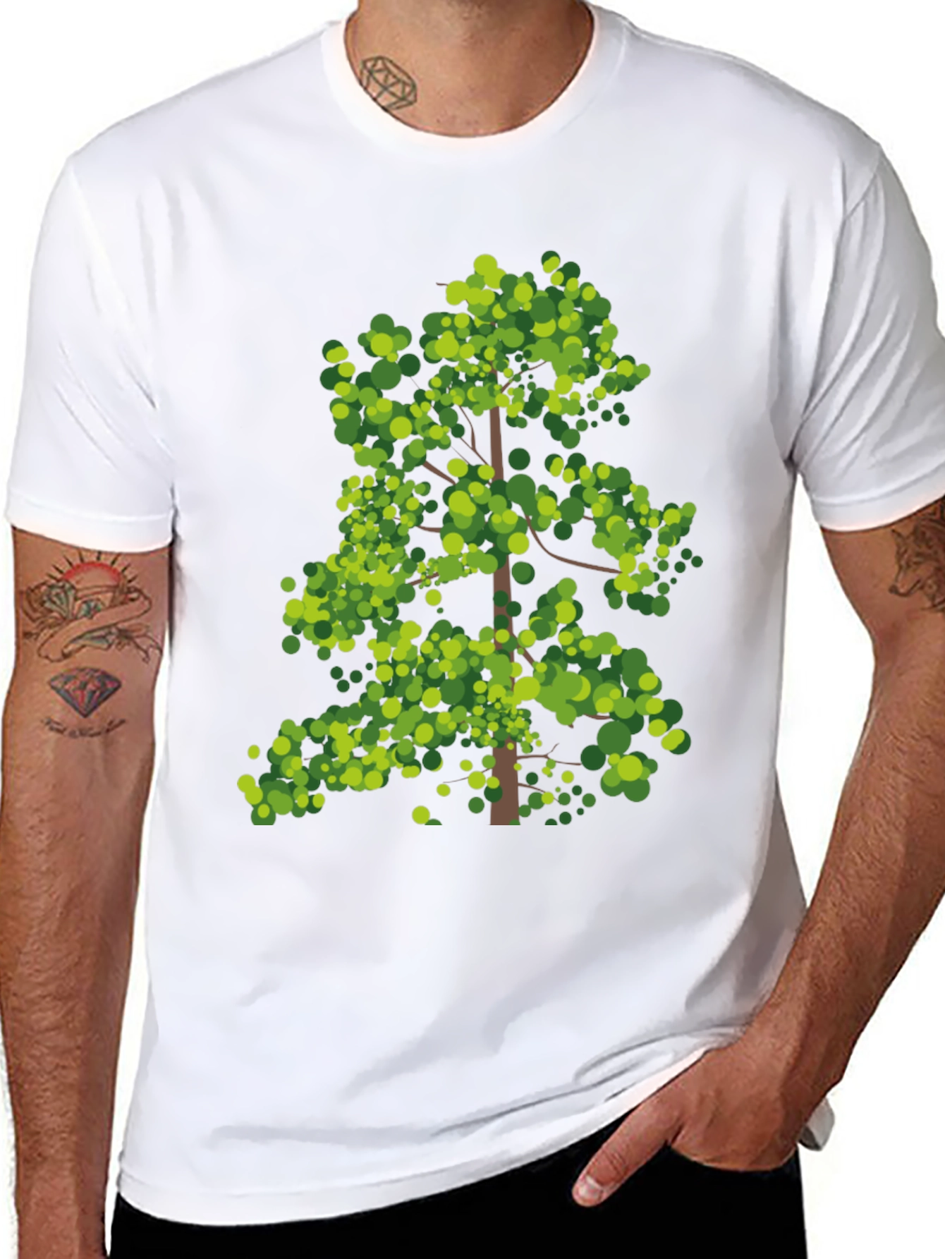 Tree Graphic Tee - Nature Inspired Design