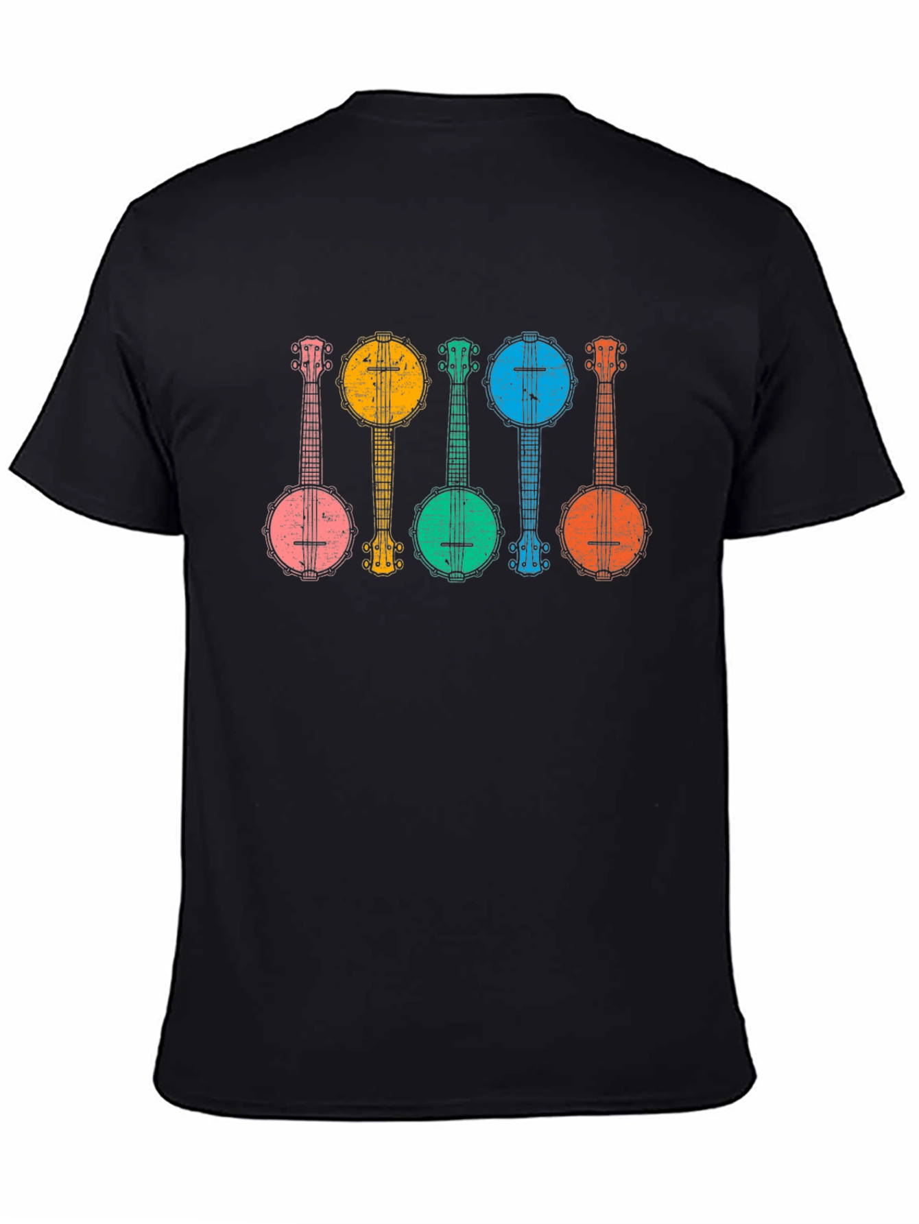 Retro Banjo T-Shirt - Musical Instrument Graphic Tee