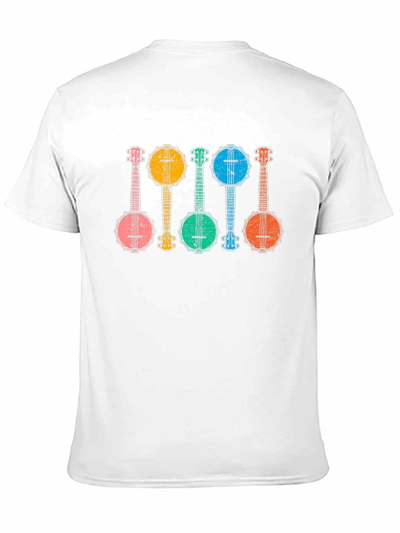 Retro Banjo T-Shirt - Musical Instrument Graphic Tee