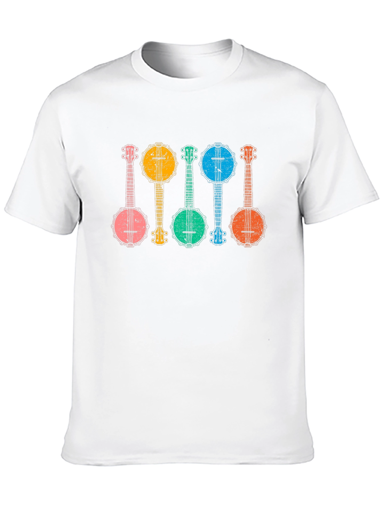 Retro Banjo T-Shirt - Musical Instrument Graphic Tee