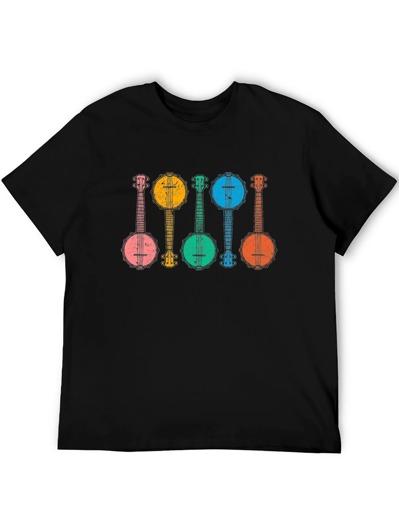 Retro Banjo T-Shirt - Musical Instrument Graphic Tee