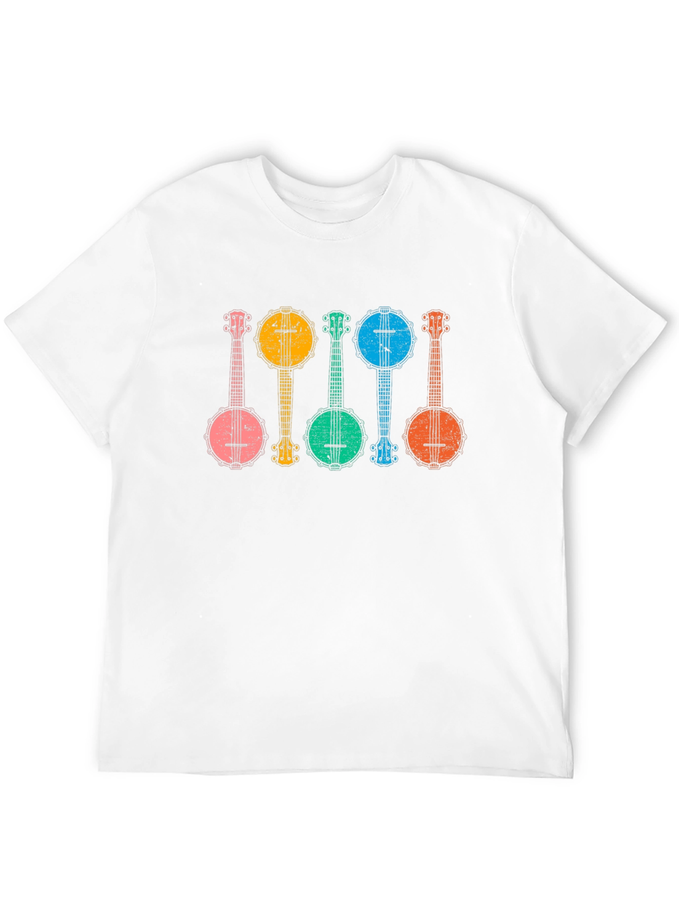 Retro Banjo T-Shirt - Musical Instrument Graphic Tee