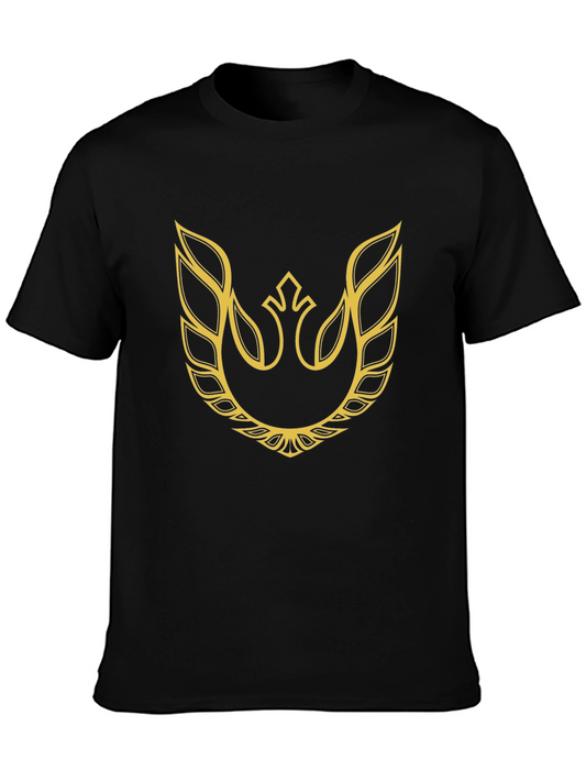 Gold Phoenix Emblem Black T-Shirt