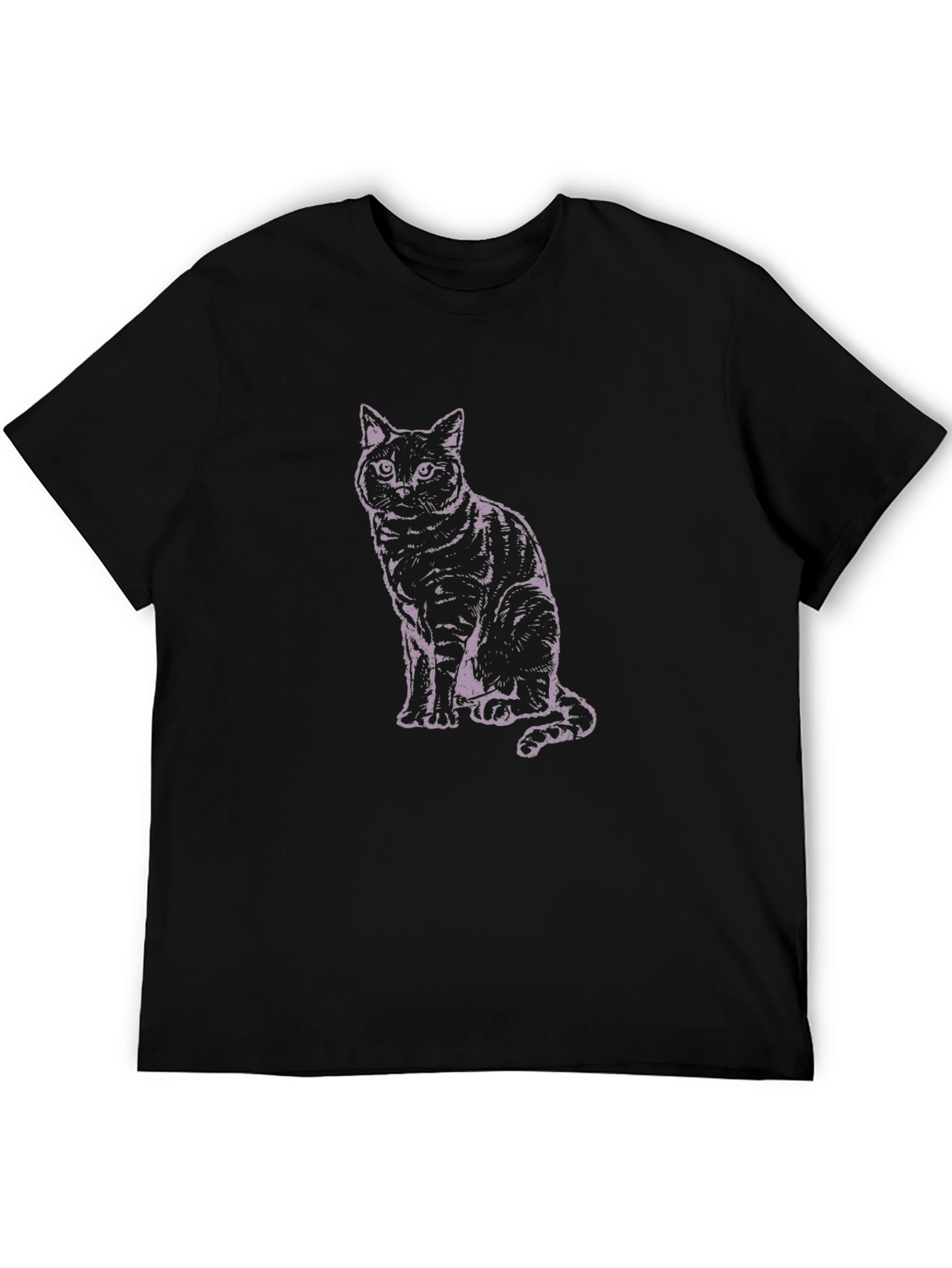 Cool Cat Graphic Tee - Unisex Black T-Shirt