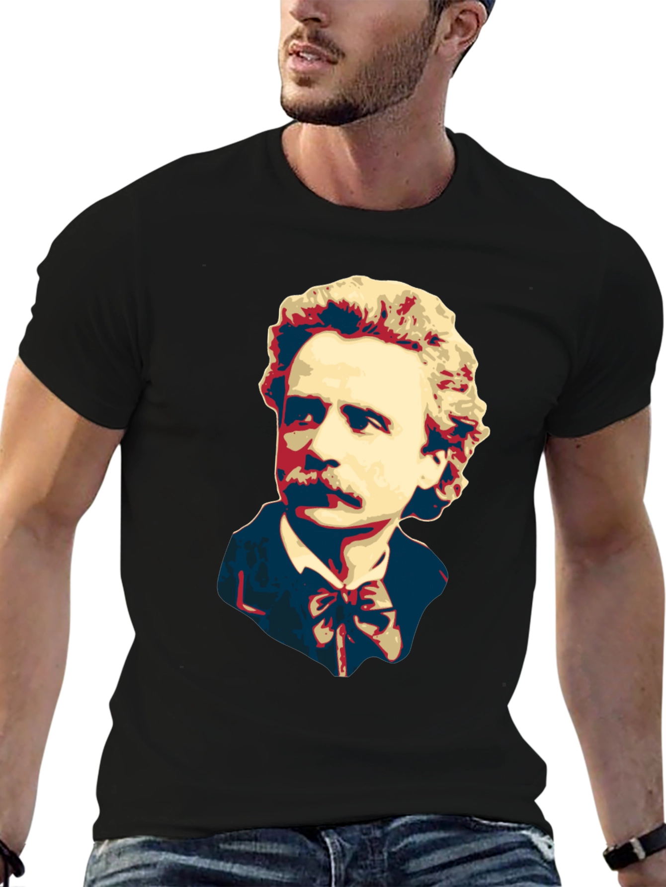 Mark Twain Graphic Tee - Classic Literary Style