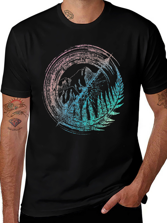 Mountain Graphic T-Shirt - Nature Inspired Print