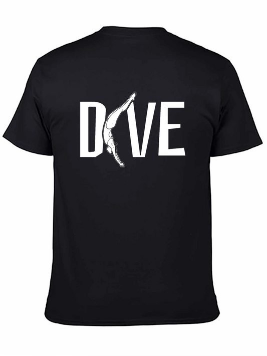 Dive T-Shirt - Black Tee with Diver Graphic