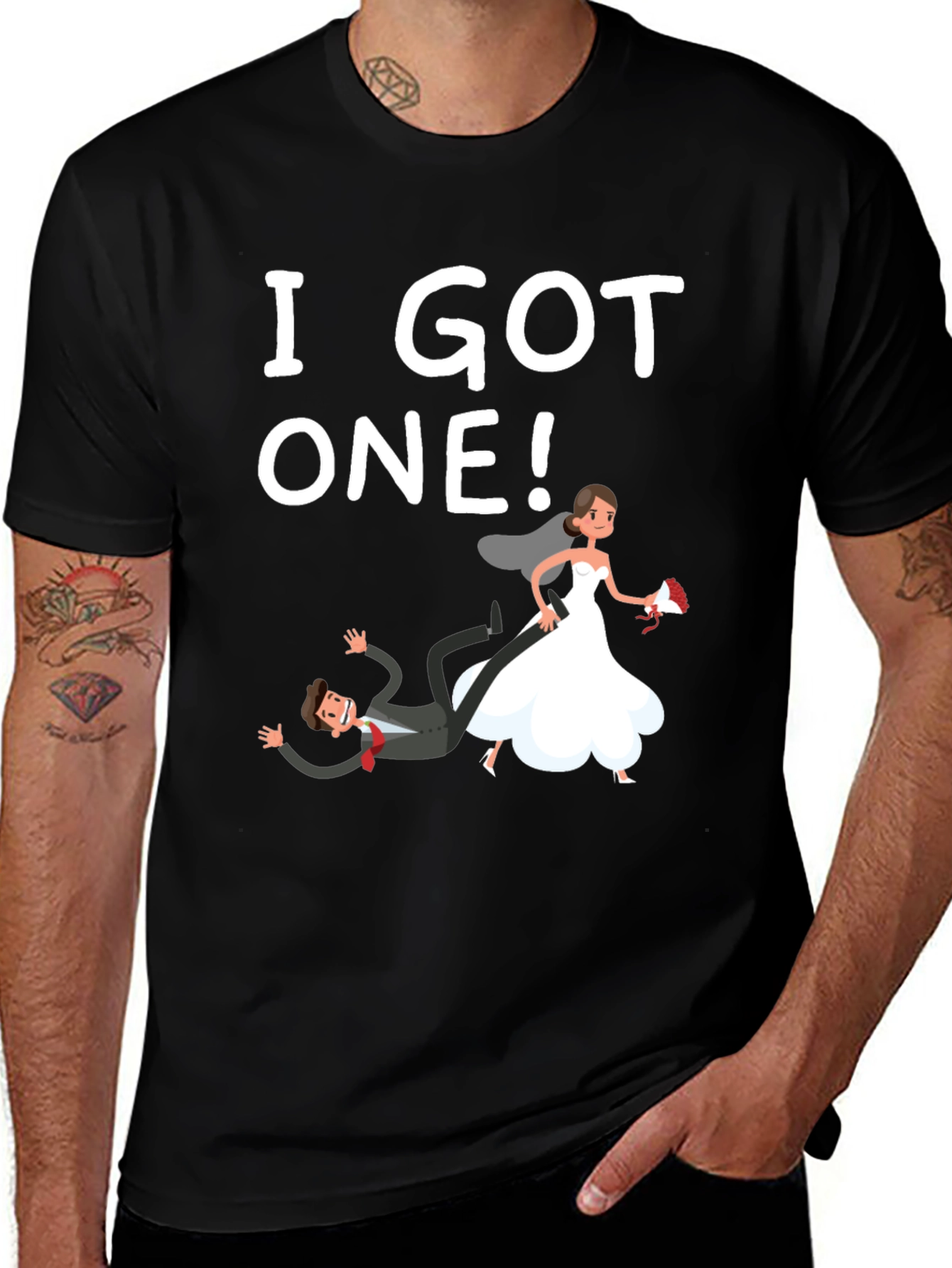I Got One! T-Shirt - Funny Wedding Groom Tee