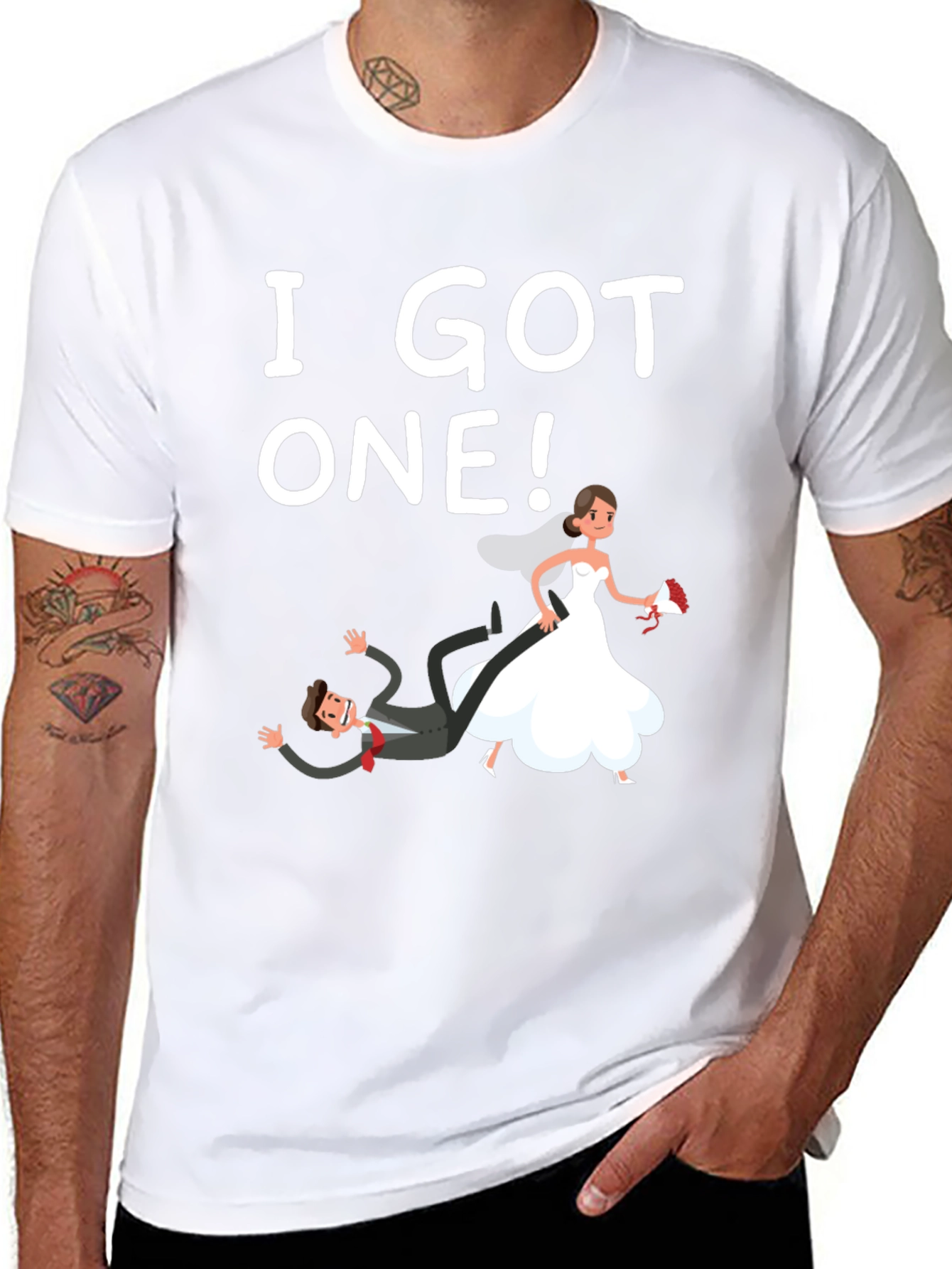 I Got One! T-Shirt - Funny Wedding Groom Tee