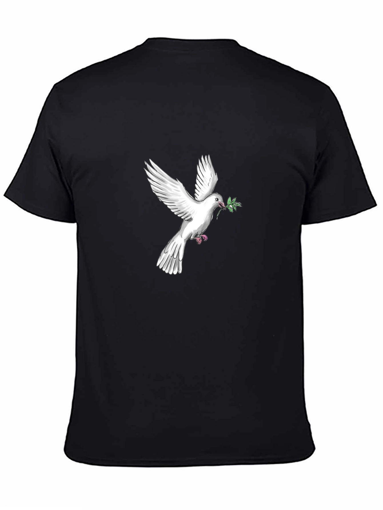Peace Dove Graphic Tee - Black