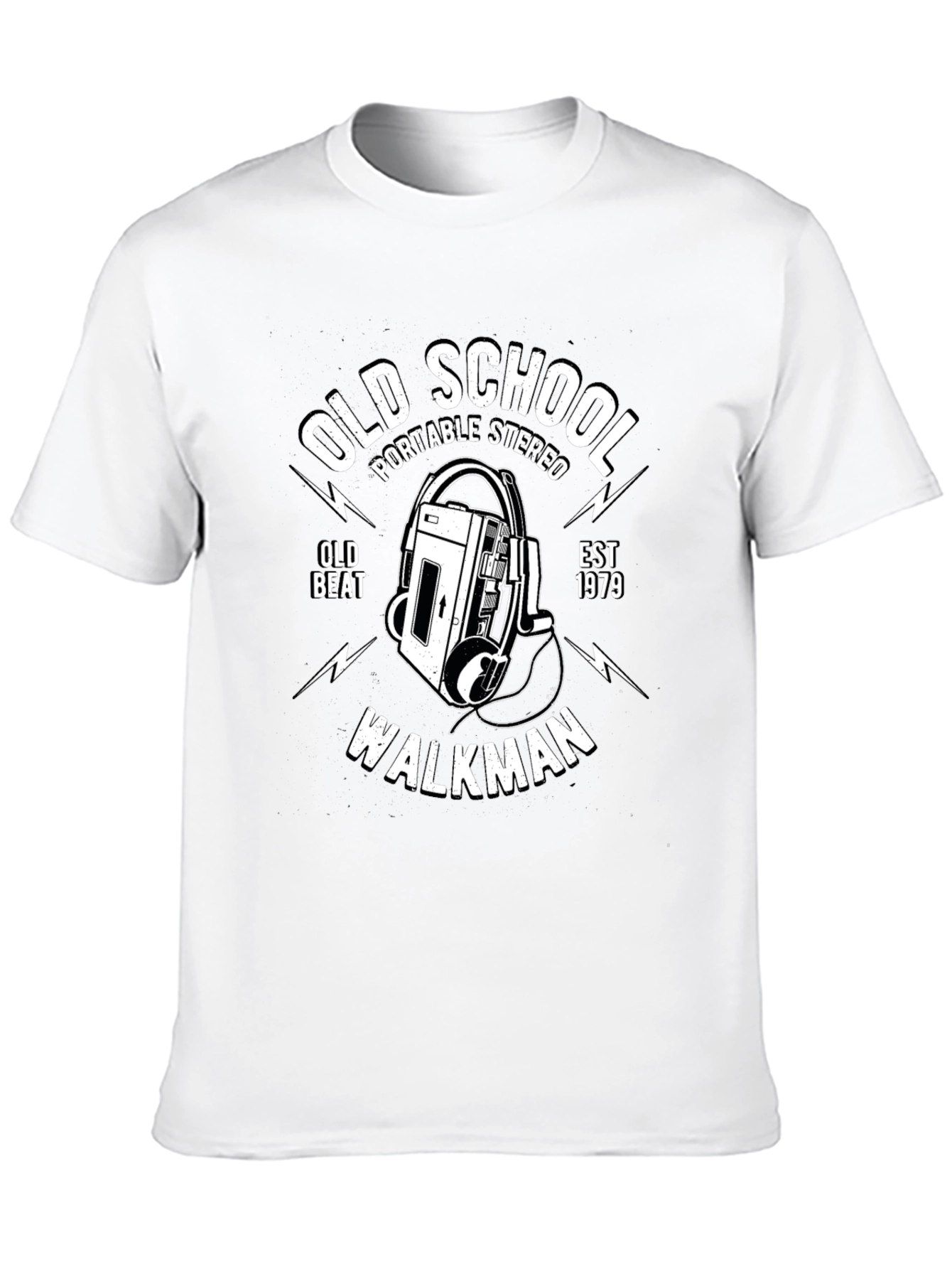 Old School Walkman T-Shirt - Retro 1979 Stereo Design