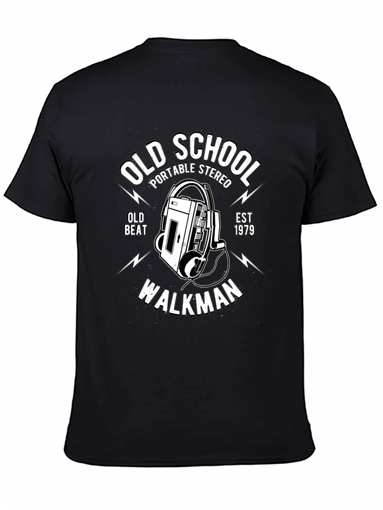 Old School Walkman T-Shirt - Retro 1979 Stereo Design