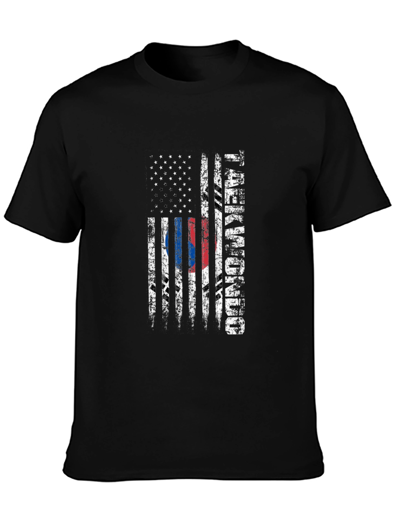 Taekwondo USA Flag Graphic T-Shirt