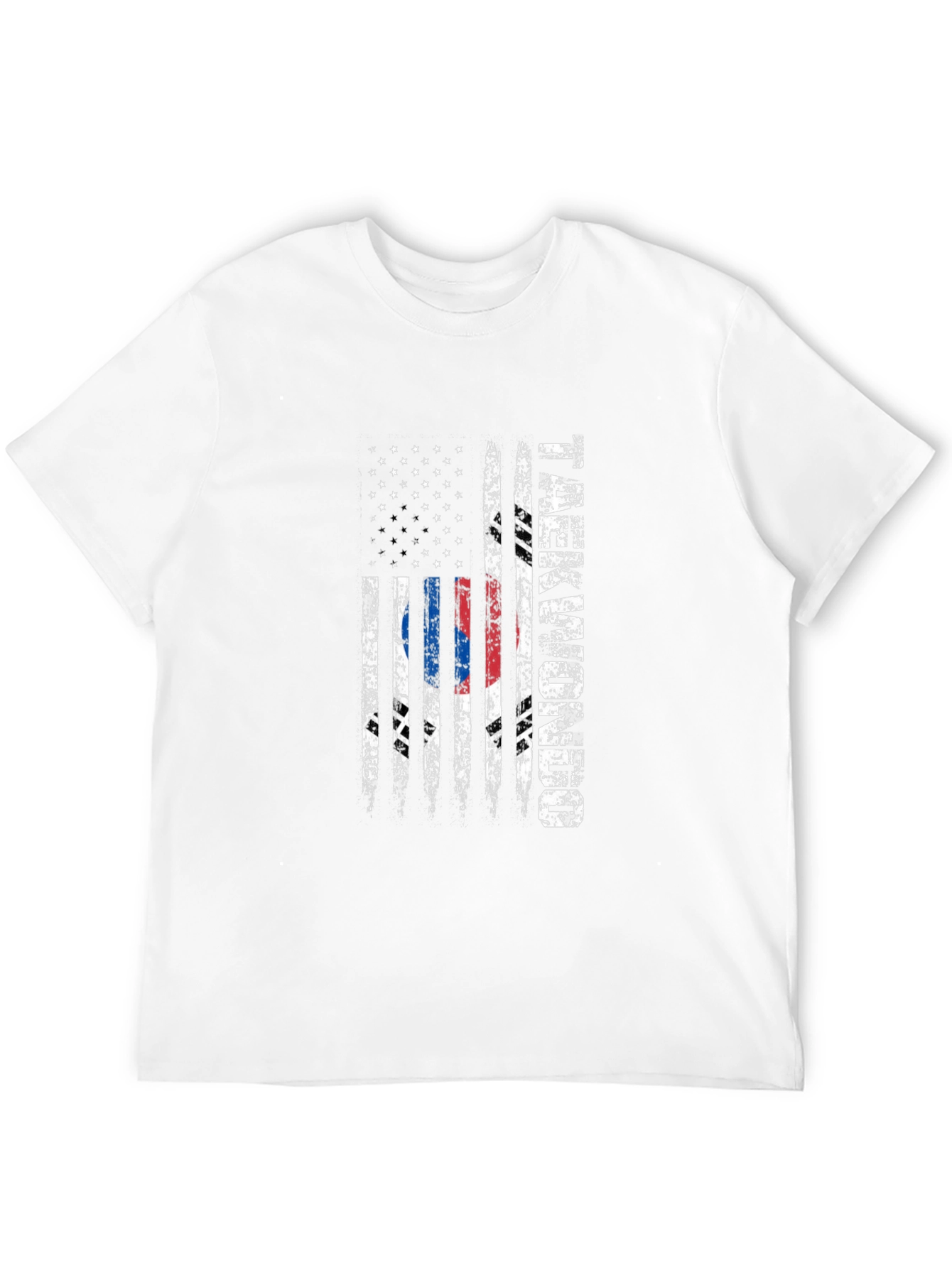 Taekwondo USA Flag Graphic T-Shirt