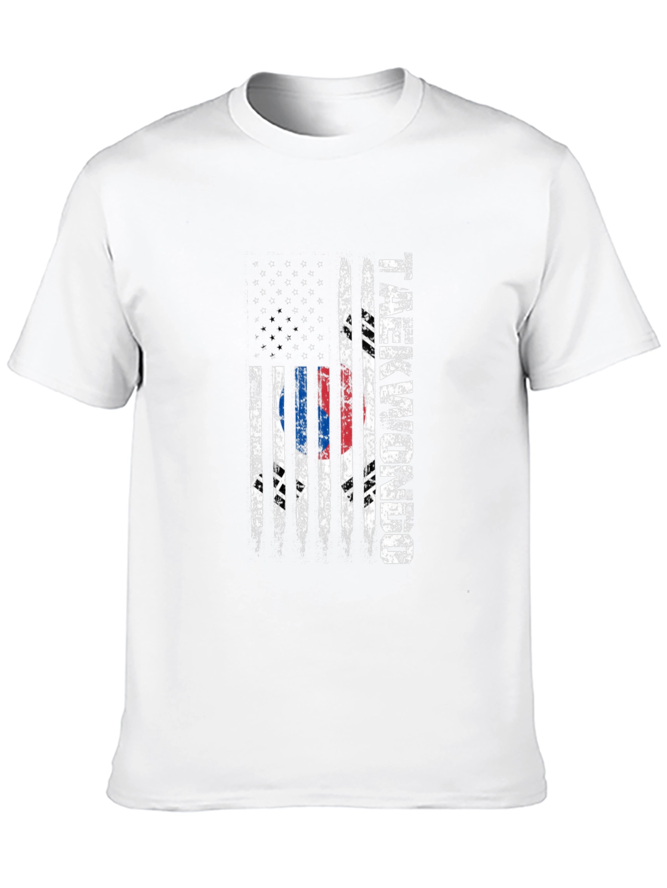 Taekwondo USA Flag Graphic T-Shirt