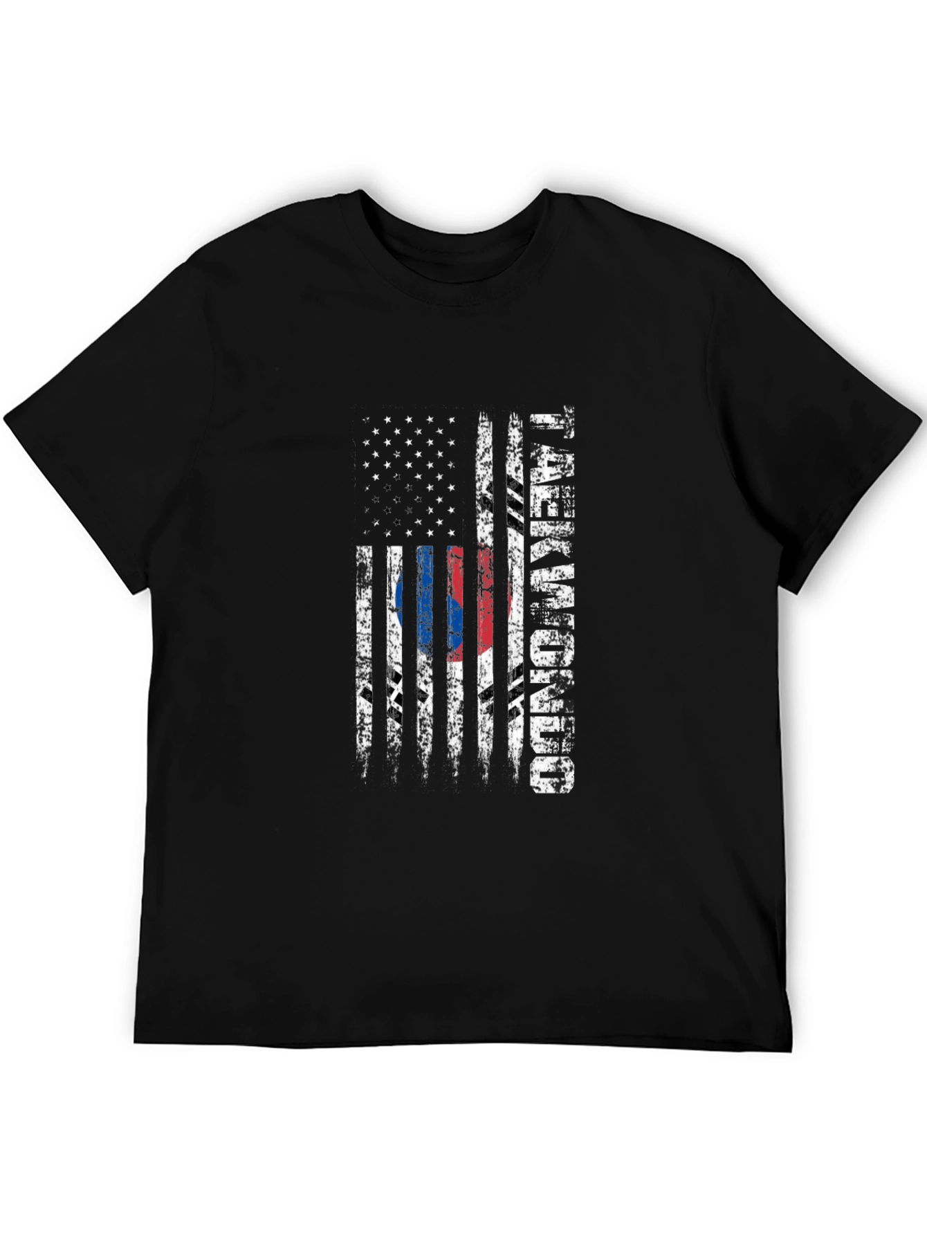 Taekwondo USA Flag Graphic T-Shirt