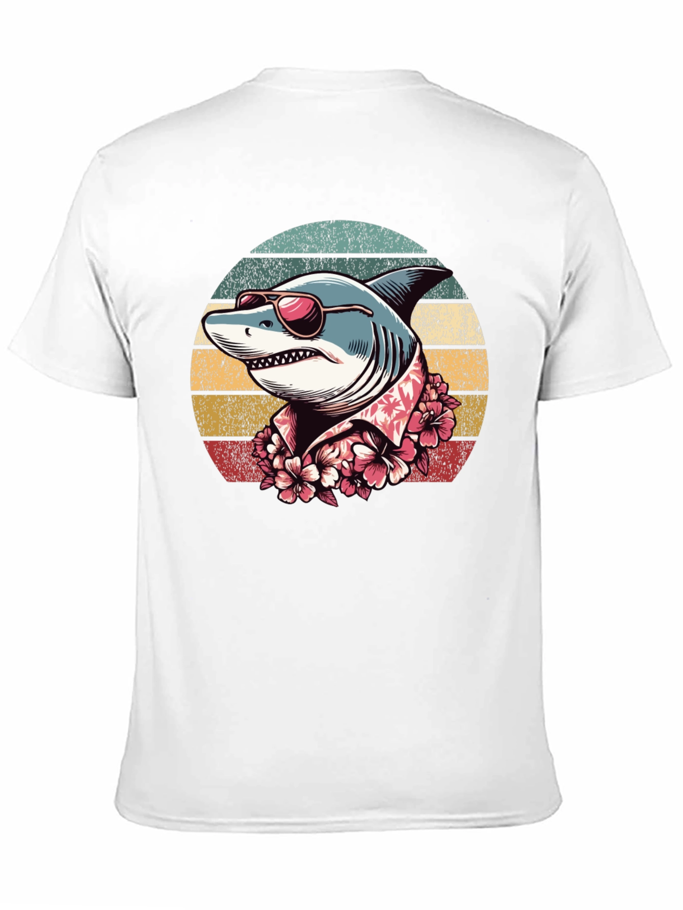 Retro Shark Graphic T-Shirt