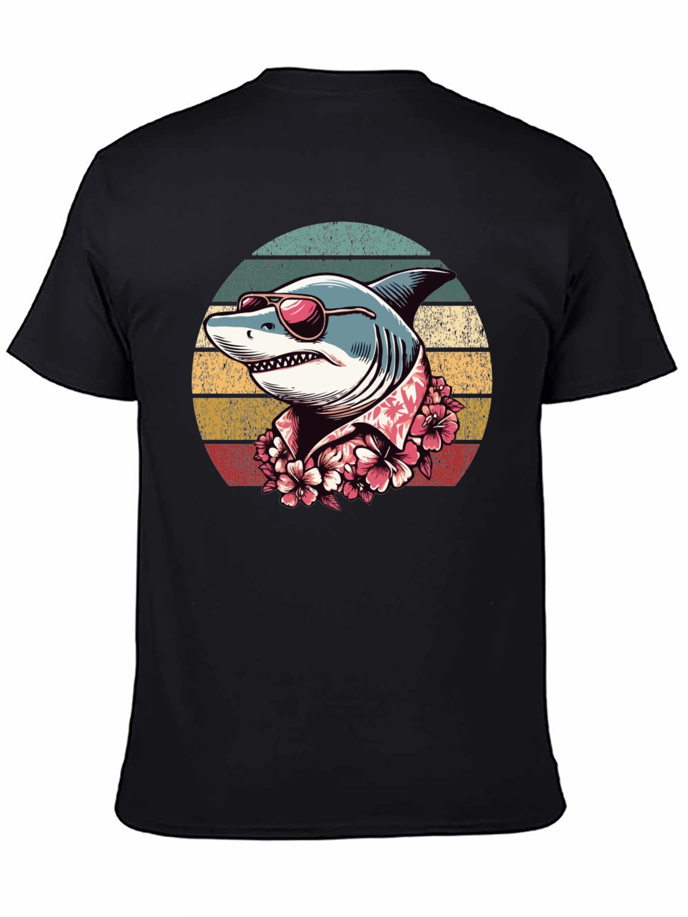 Retro Shark Graphic T-Shirt