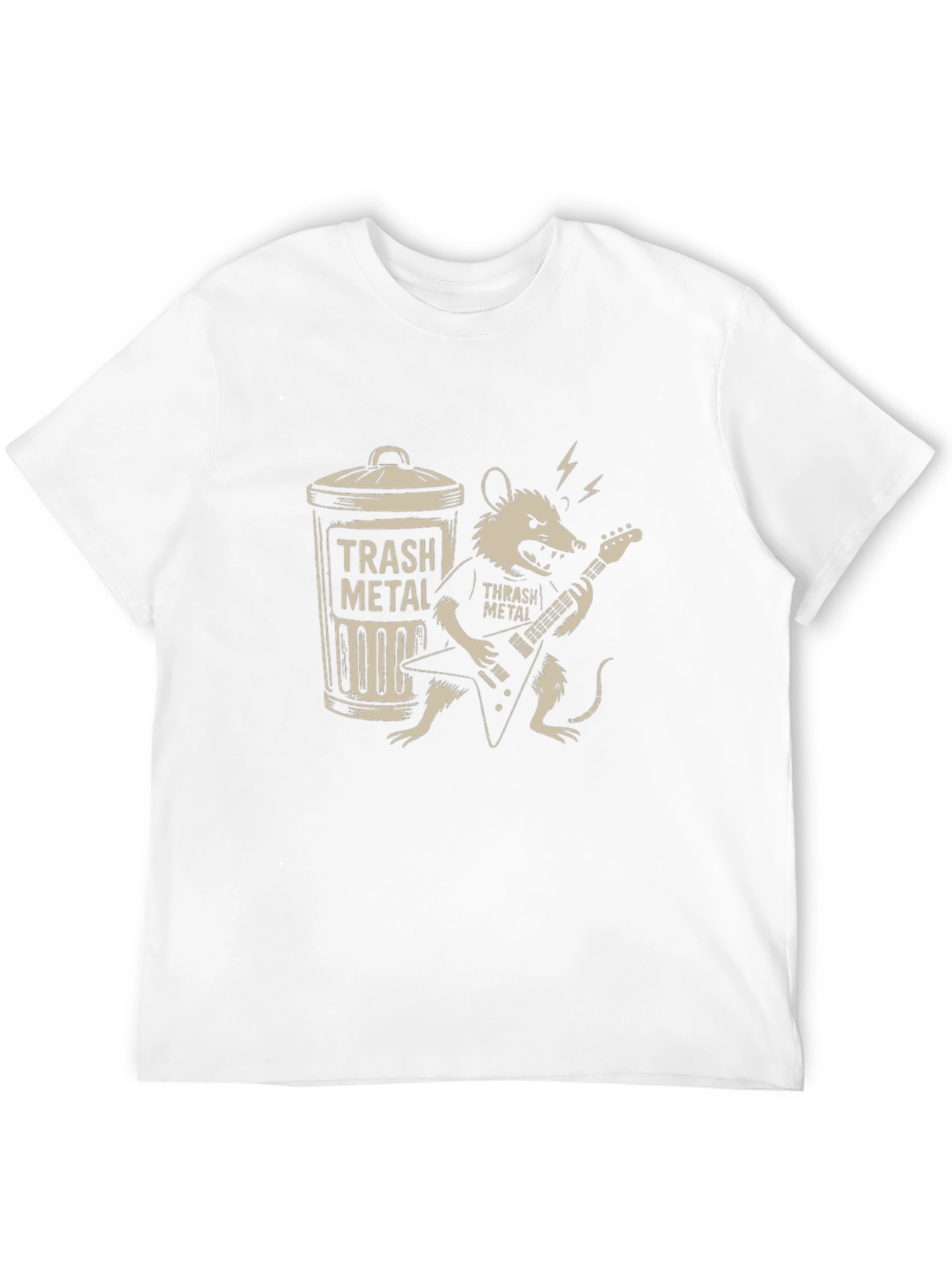 Thrash Metal Rat Musician T-Shirt