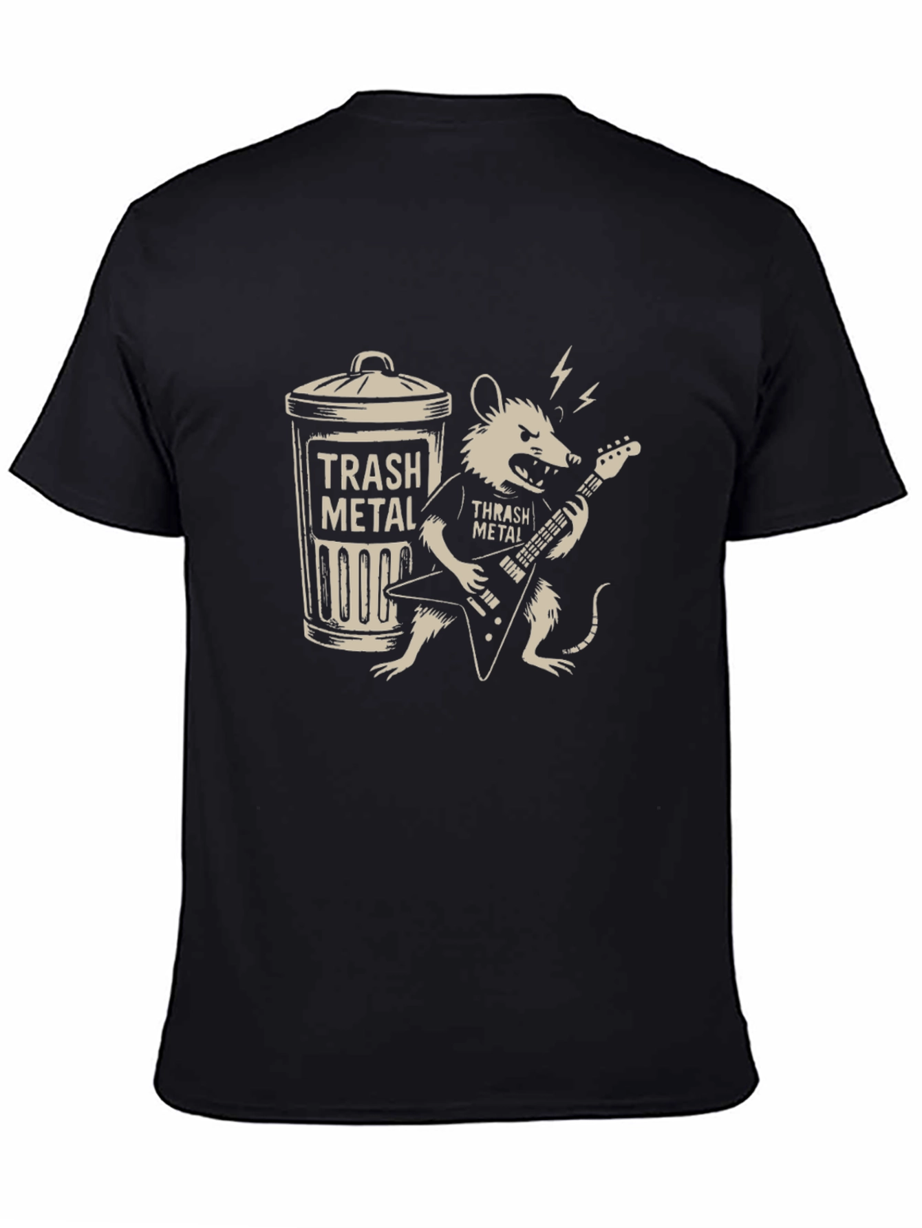Thrash Metal Rat Musician T-Shirt