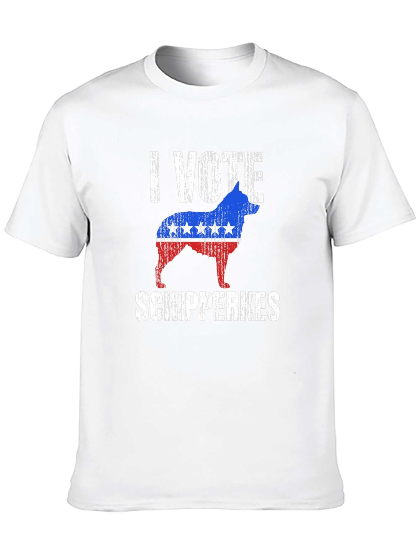 I Vote Schipperkes T-Shirt - Patriotic Dog Lover Tee