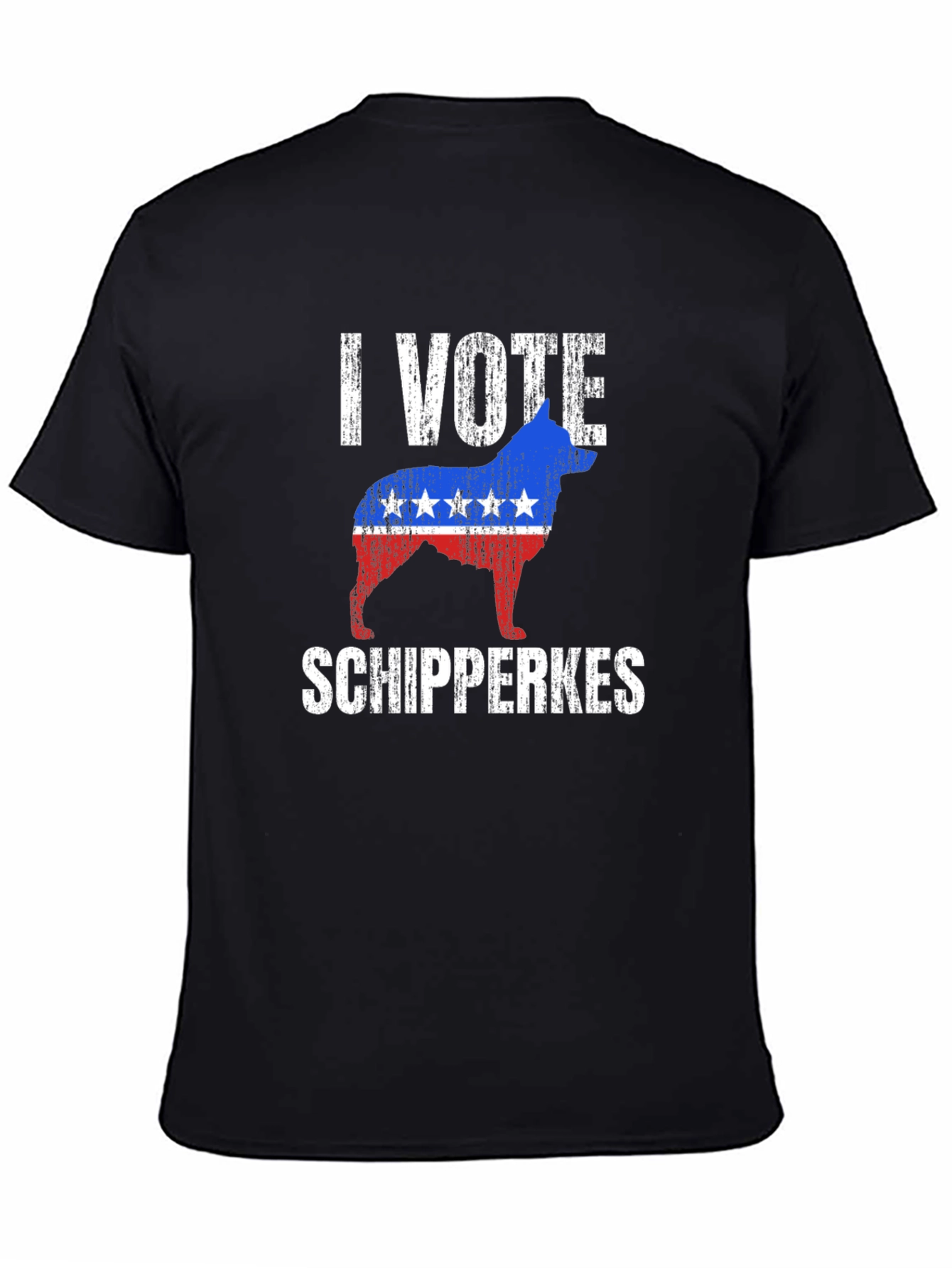 I Vote Schipperkes T-Shirt - Patriotic Dog Lover Tee