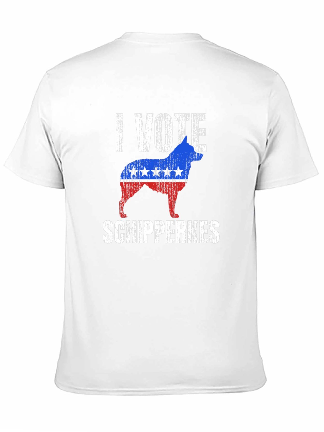 I Vote Schipperkes T-Shirt - Patriotic Dog Lover Tee
