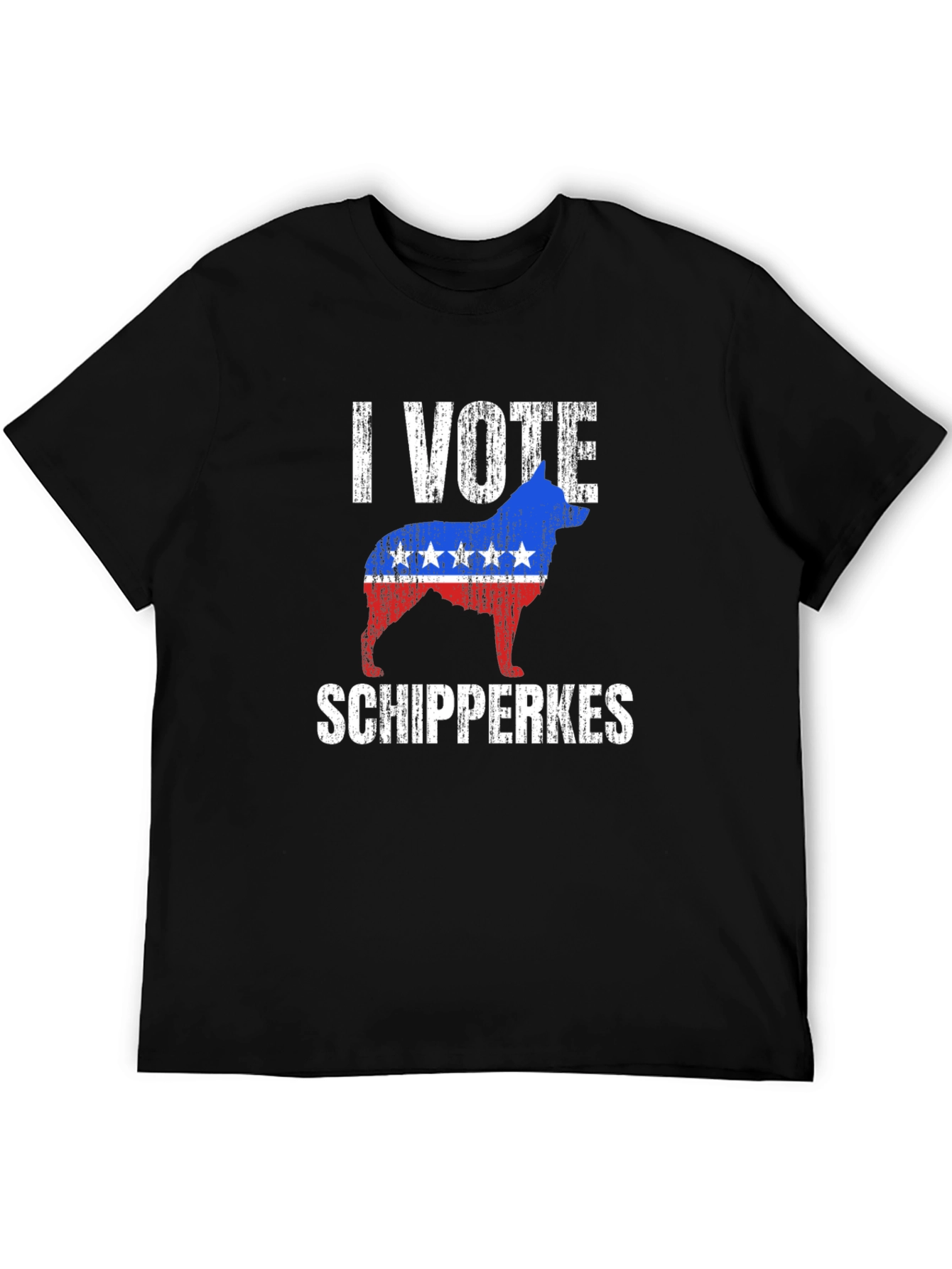 I Vote Schipperkes T-Shirt - Patriotic Dog Lover Tee