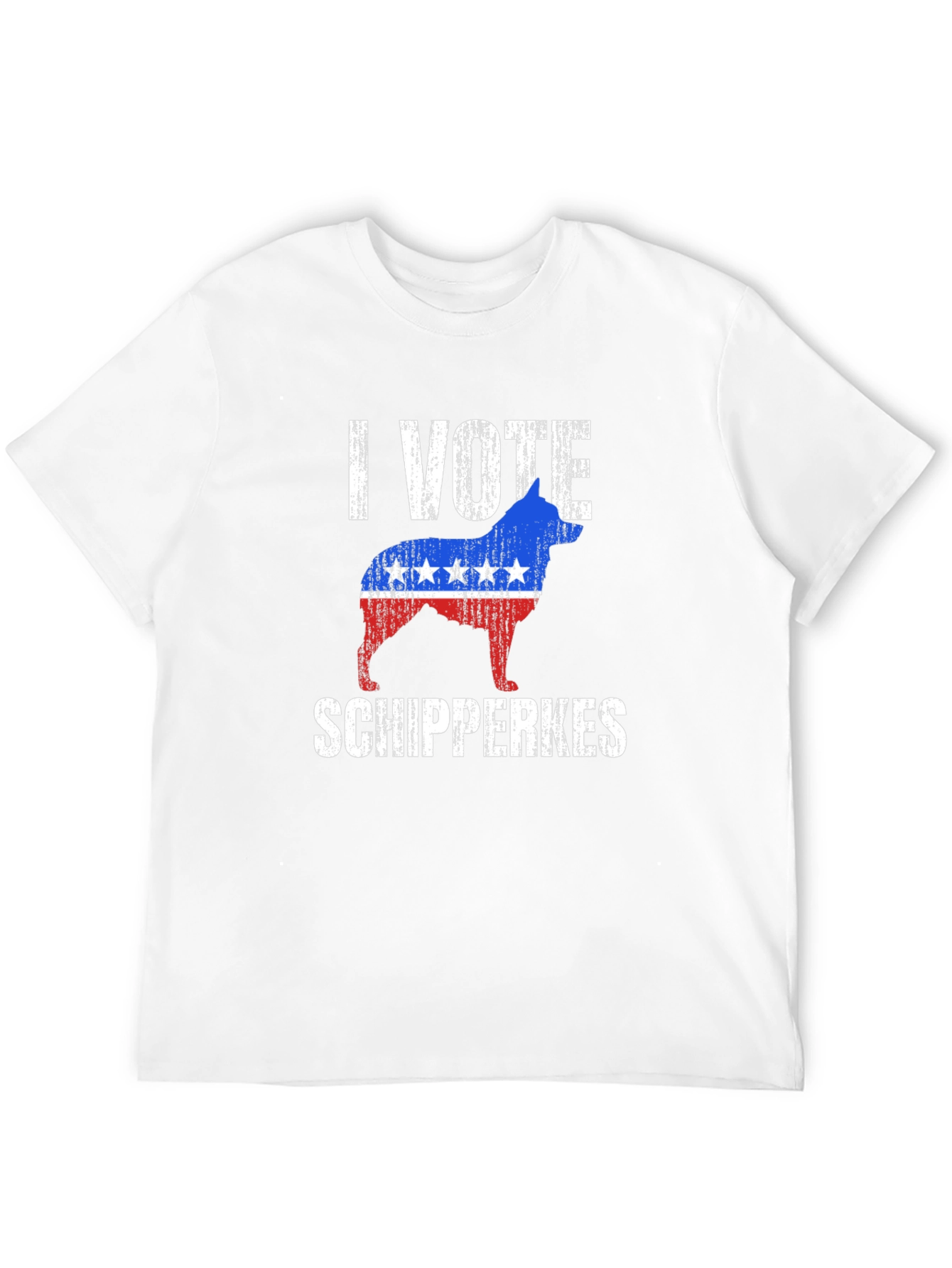 I Vote Schipperkes T-Shirt - Patriotic Dog Lover Tee