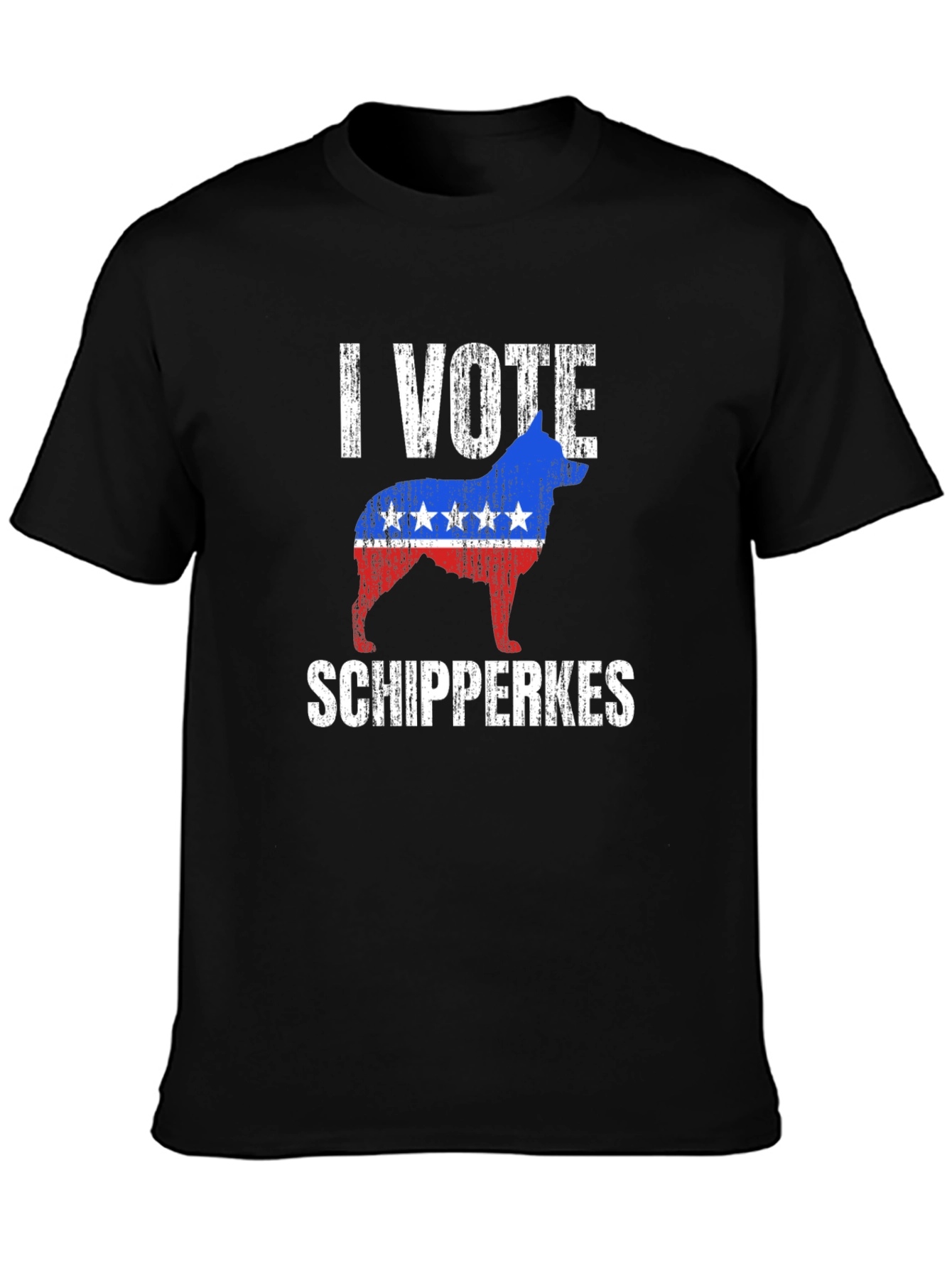 I Vote Schipperkes T-Shirt - Patriotic Dog Lover Tee