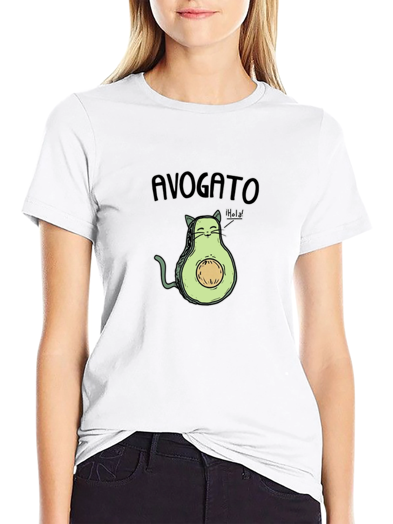 Avogato T-Shirt - Funny Avocado Cat Tee