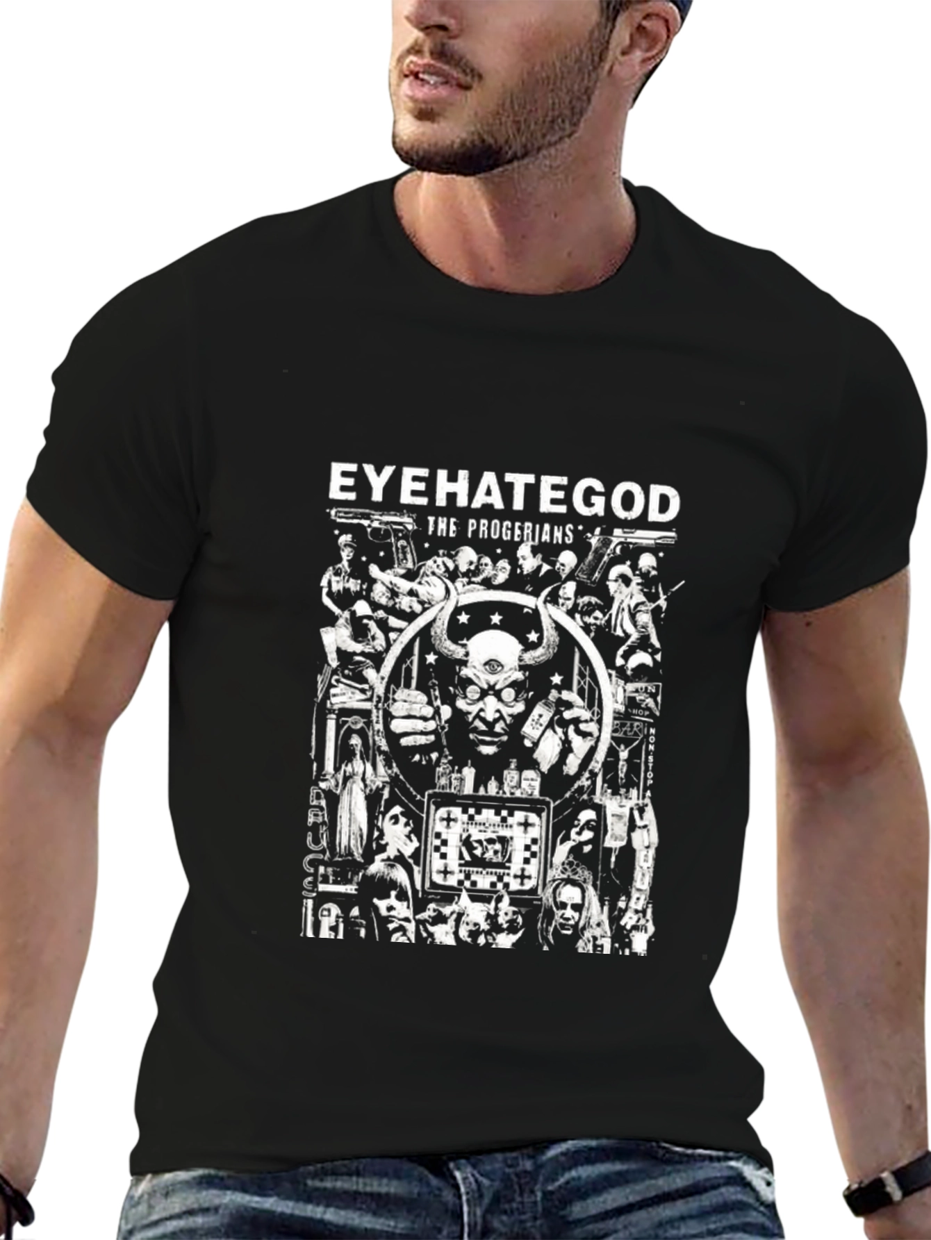 Eyehategod T-Shirt - The Progerians Black Tee