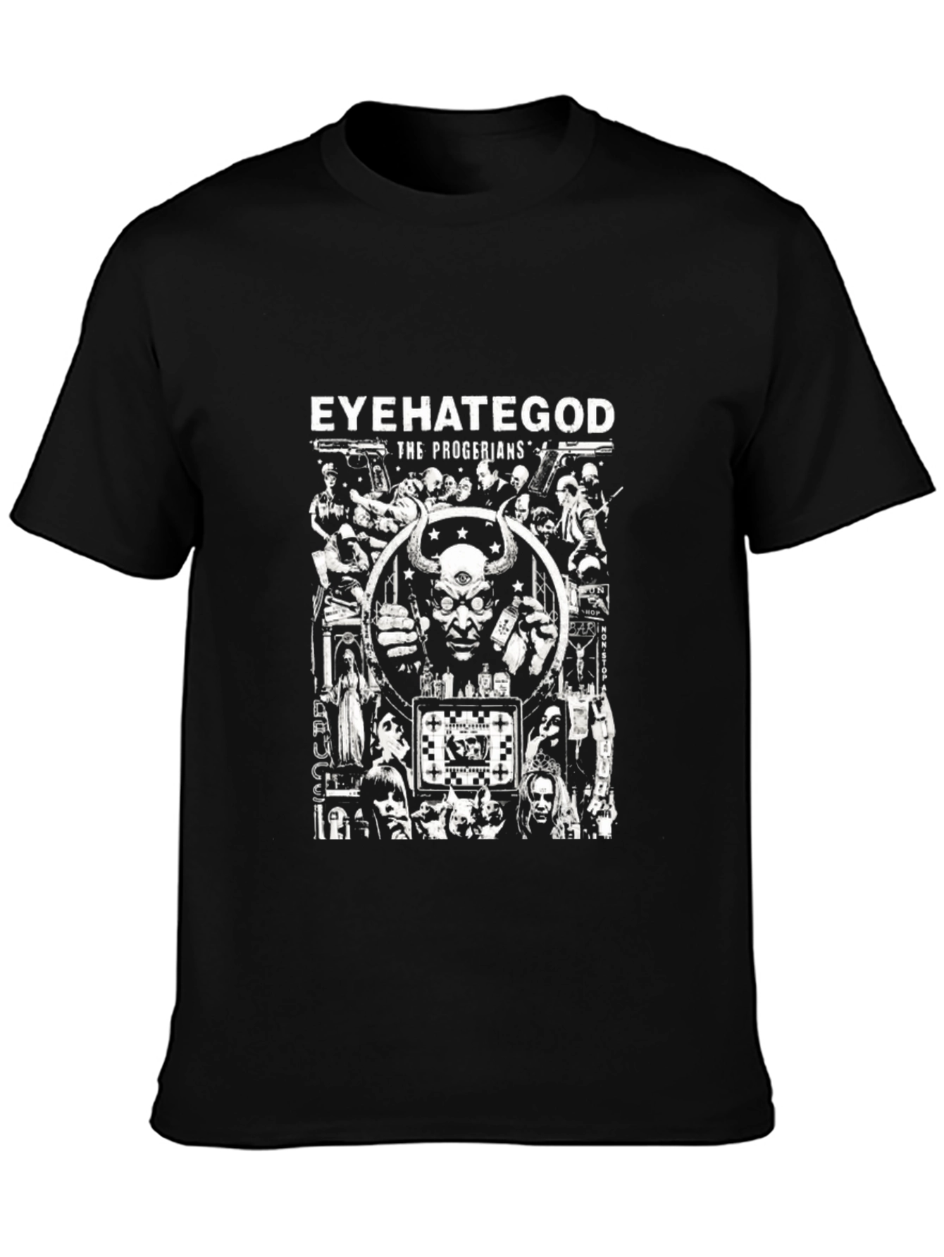 Eyehategod T-Shirt - The Progerians Black Tee