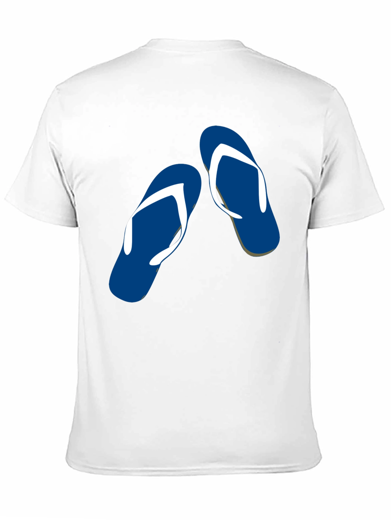 Flip Flop Graphic Tee - Black Cotton Comfort