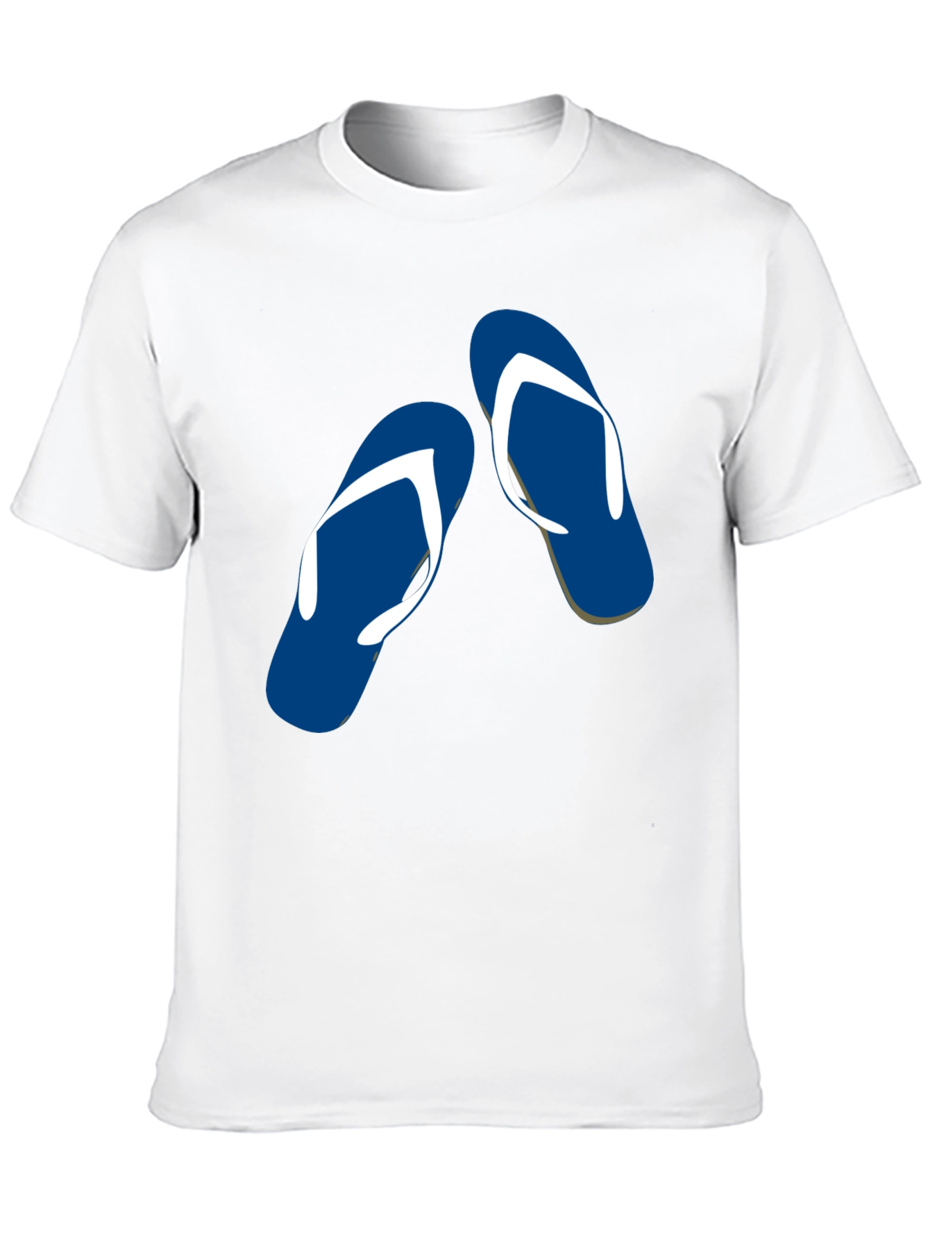 Flip Flop Graphic Tee - Black Cotton Comfort