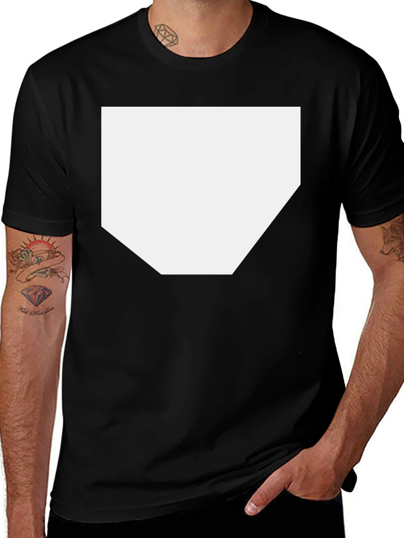 Blank Graphic T-Shirt for Custom Designs