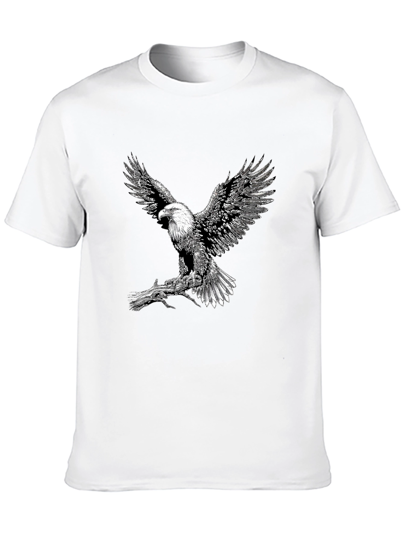 Eagle Graphic Tee - Black Short Sleeve