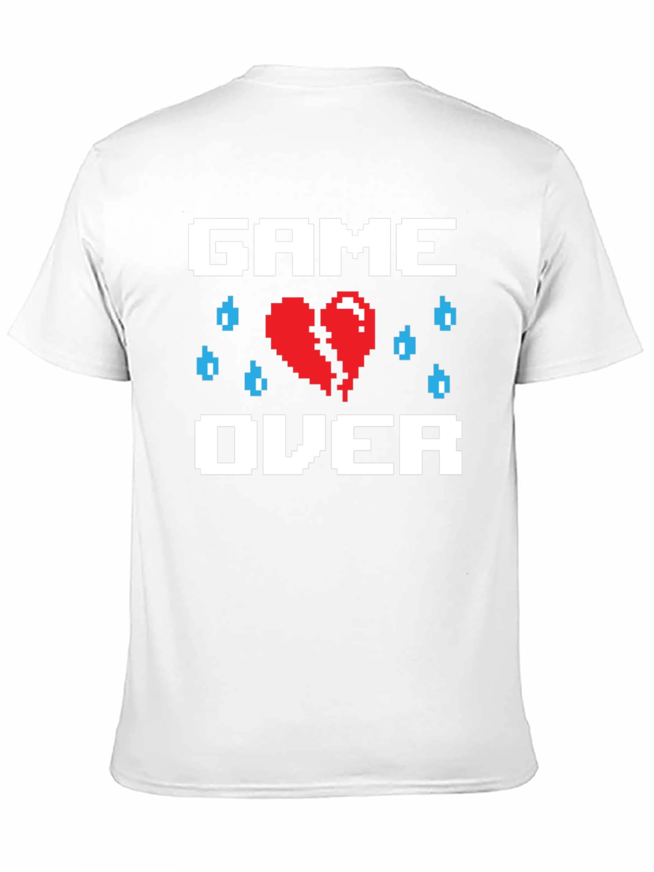 Pixel Heart Game Over T-Shirt