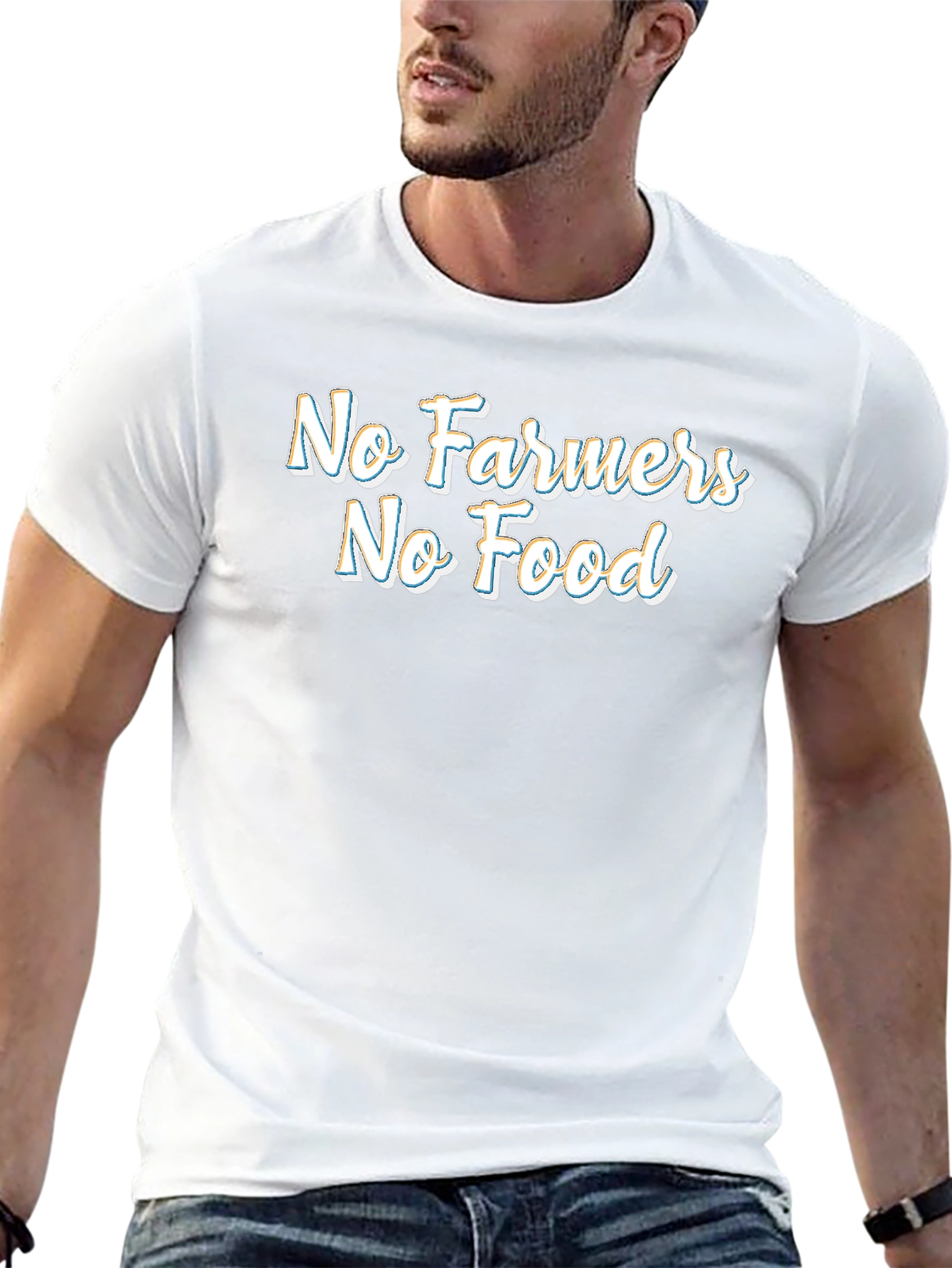 No Farmers No Food Graphic Tee