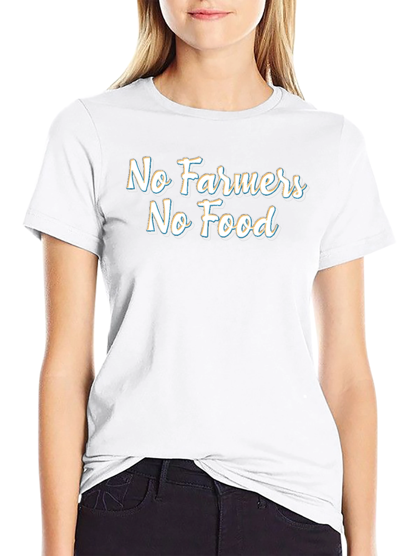 No Farmers No Food Graphic Tee