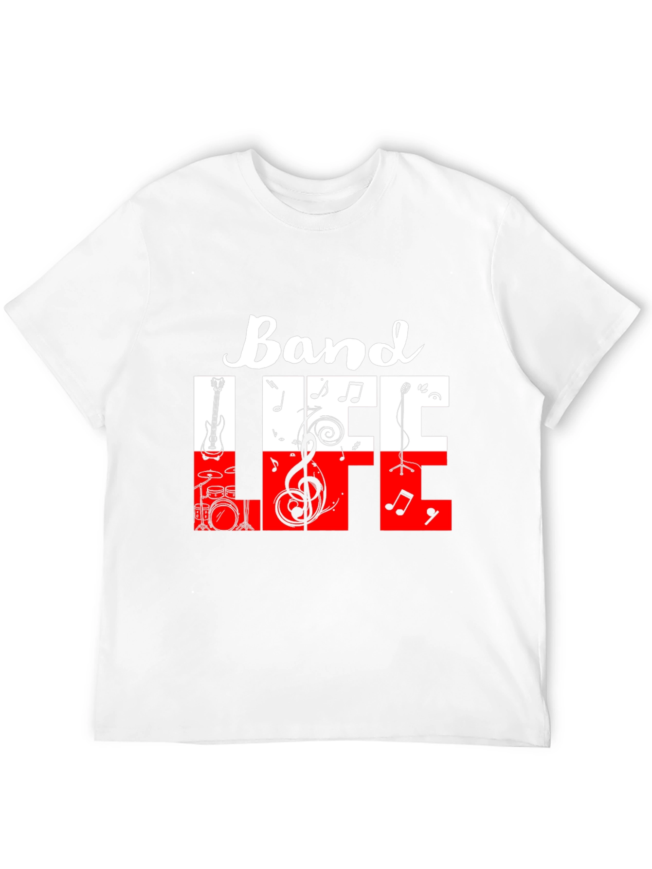 Band Life Graphic Tee - Music Lover Shirt