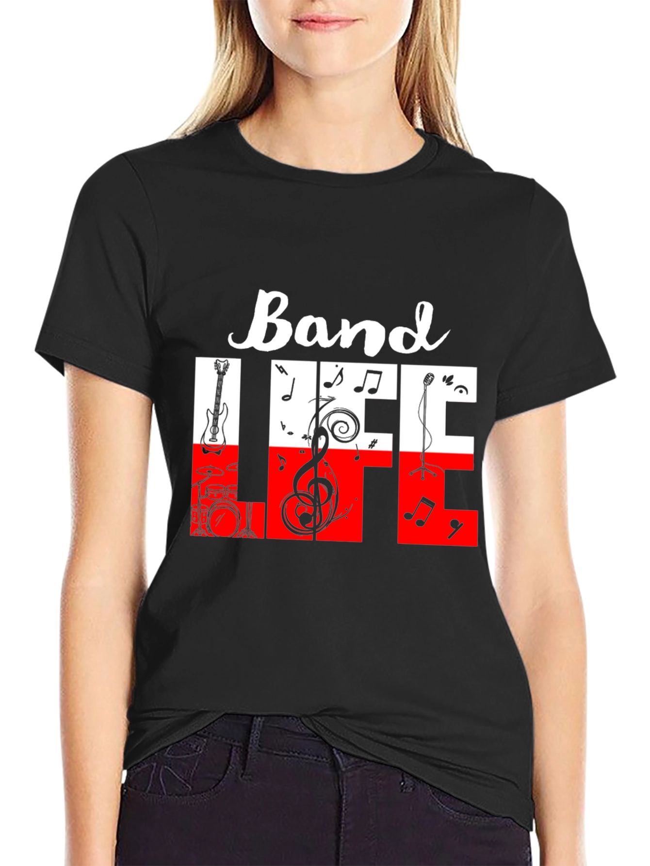 Band Life Graphic Tee - Music Lover Shirt