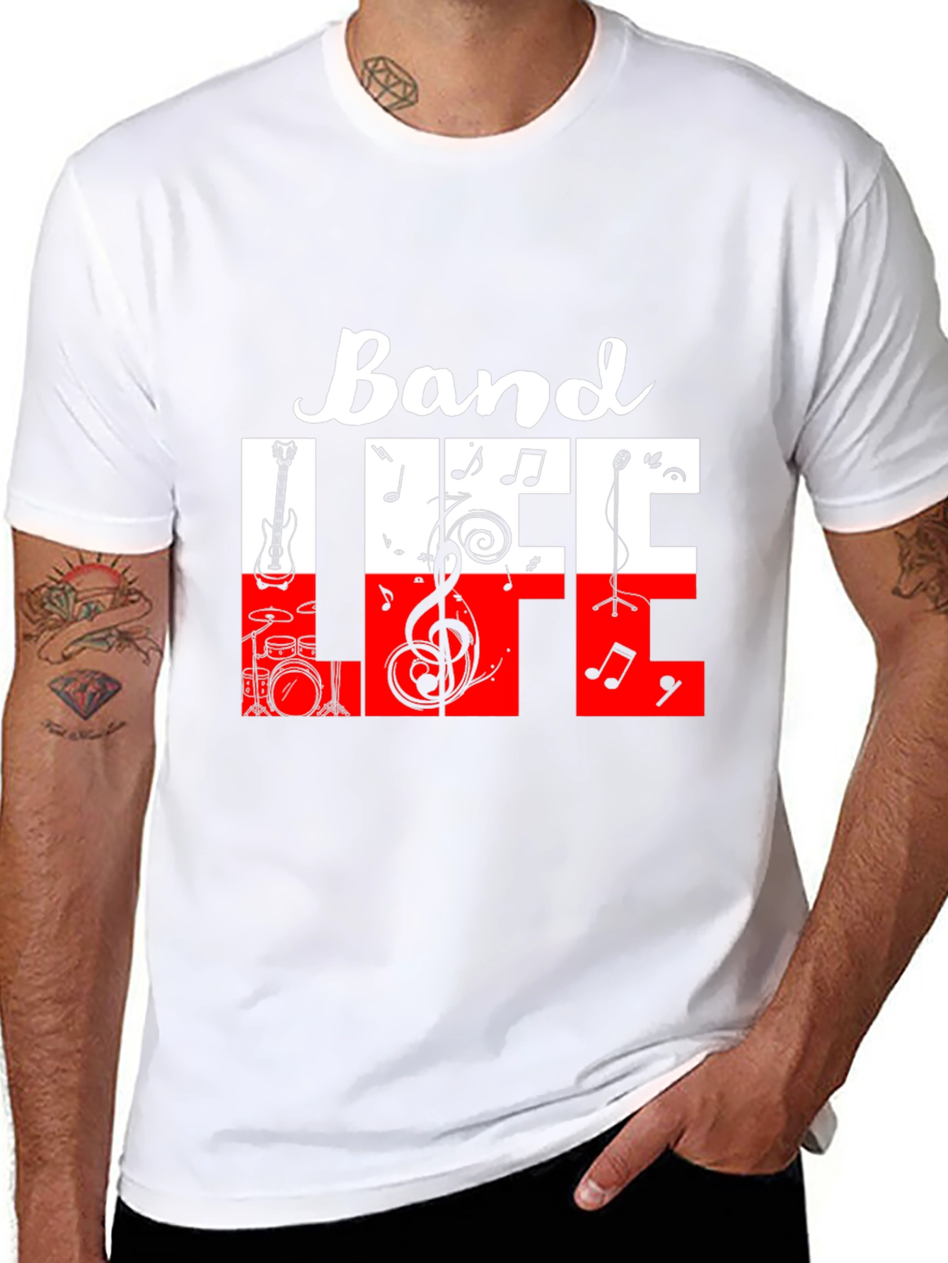 Band Life Graphic Tee - Music Lover Shirt