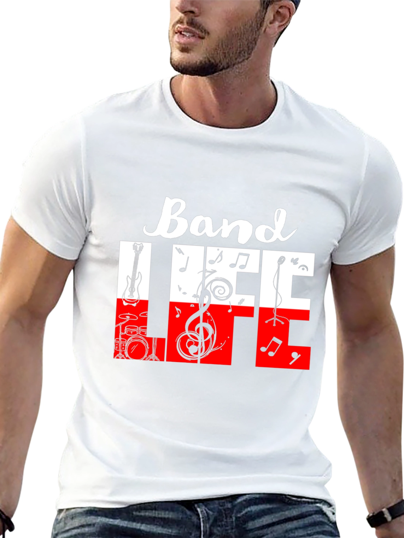 Band Life Graphic Tee - Music Lover Shirt