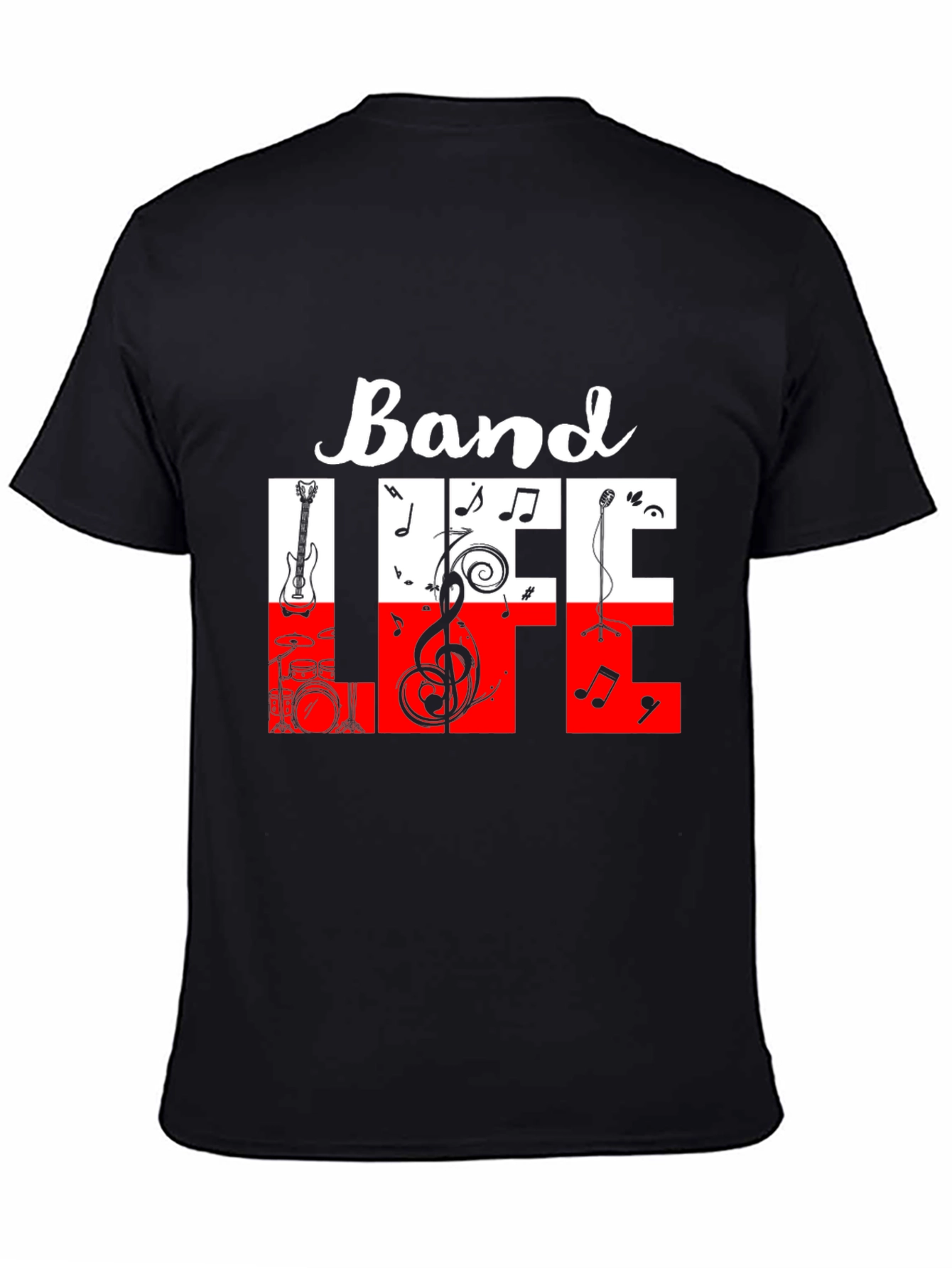 Band Life Graphic Tee - Music Lover Shirt