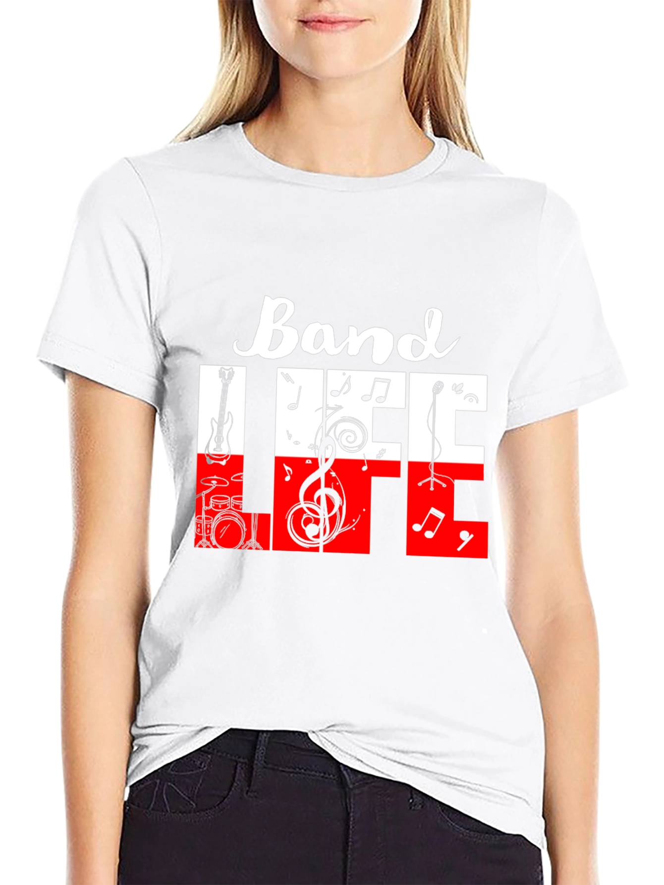 Band Life Graphic Tee - Music Lover Shirt