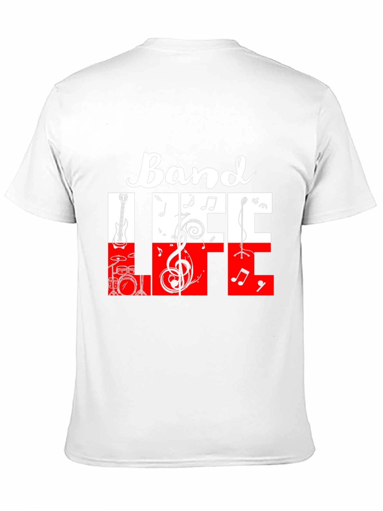 Band Life Graphic Tee - Music Lover Shirt
