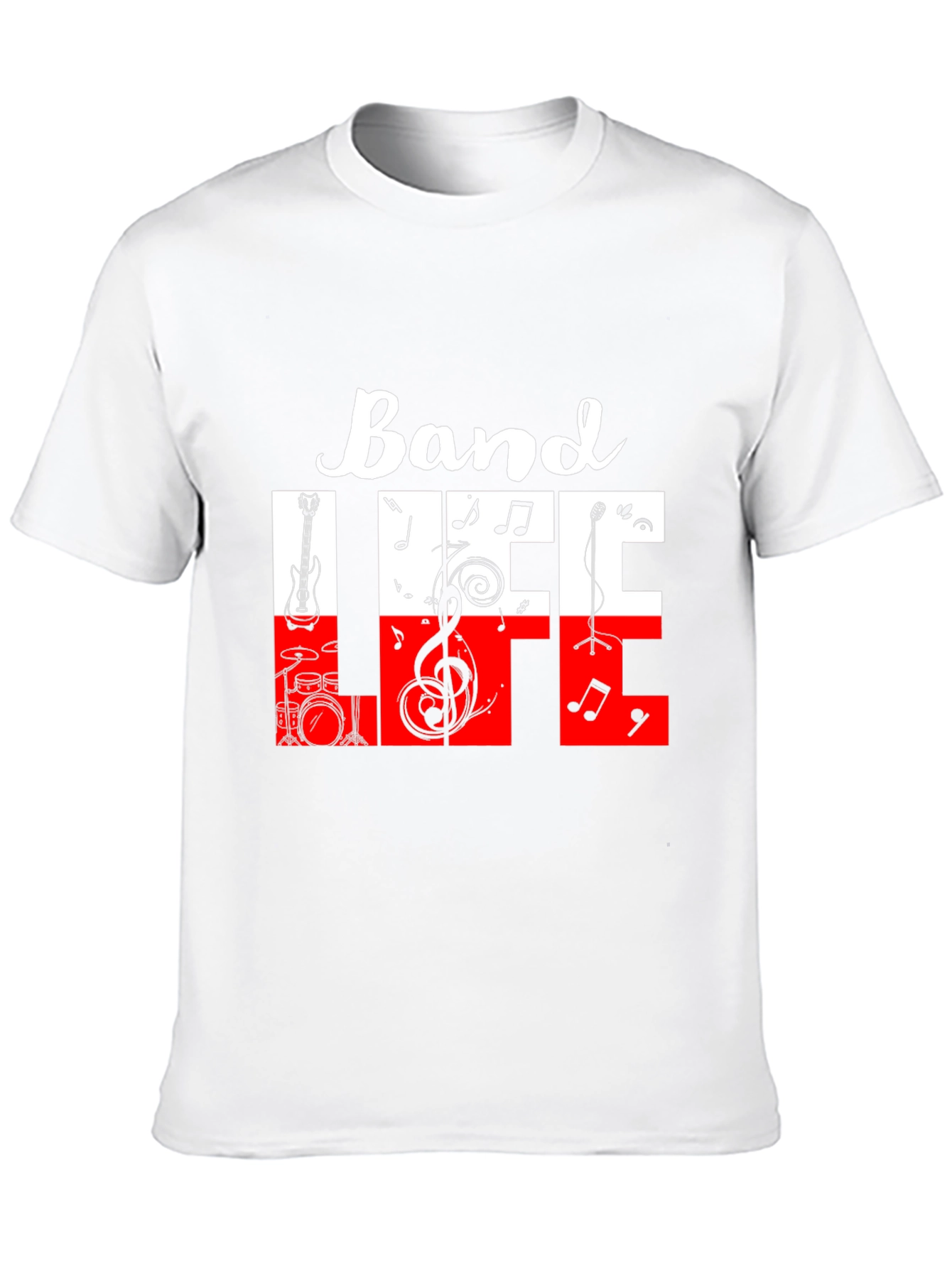 Band Life Graphic Tee - Music Lover Shirt